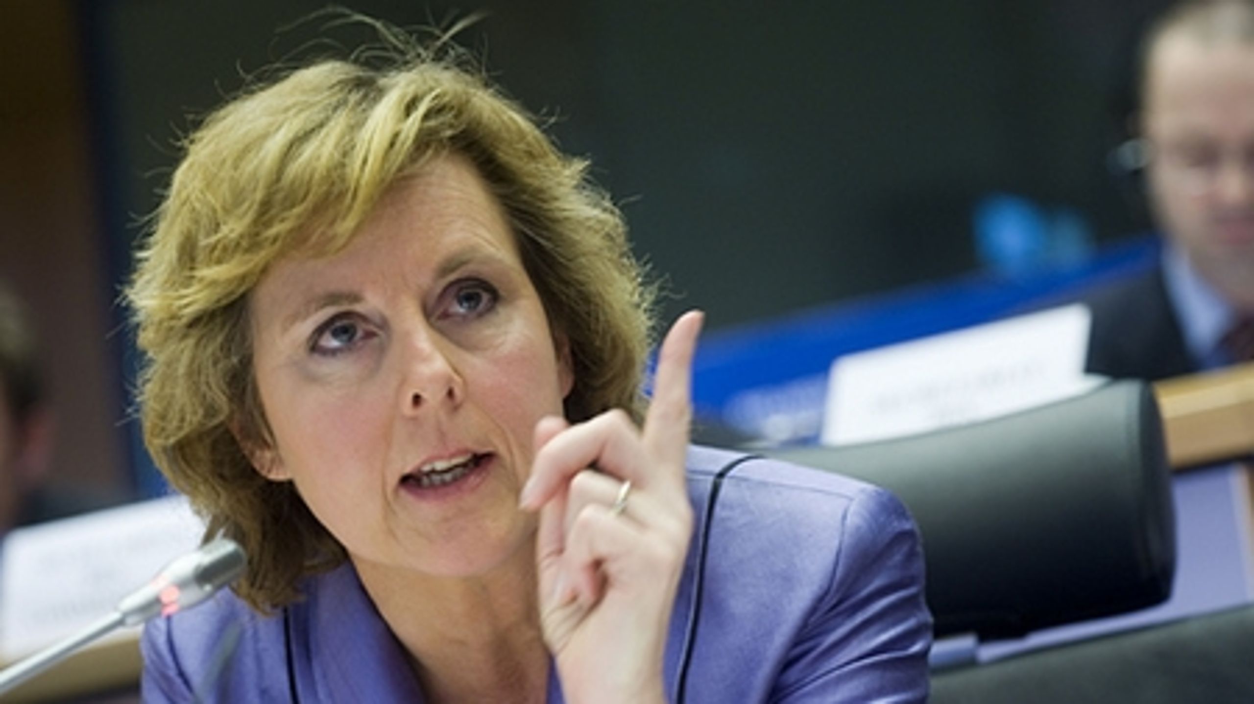 EU's klimakommissær, Connie Hedegaard.