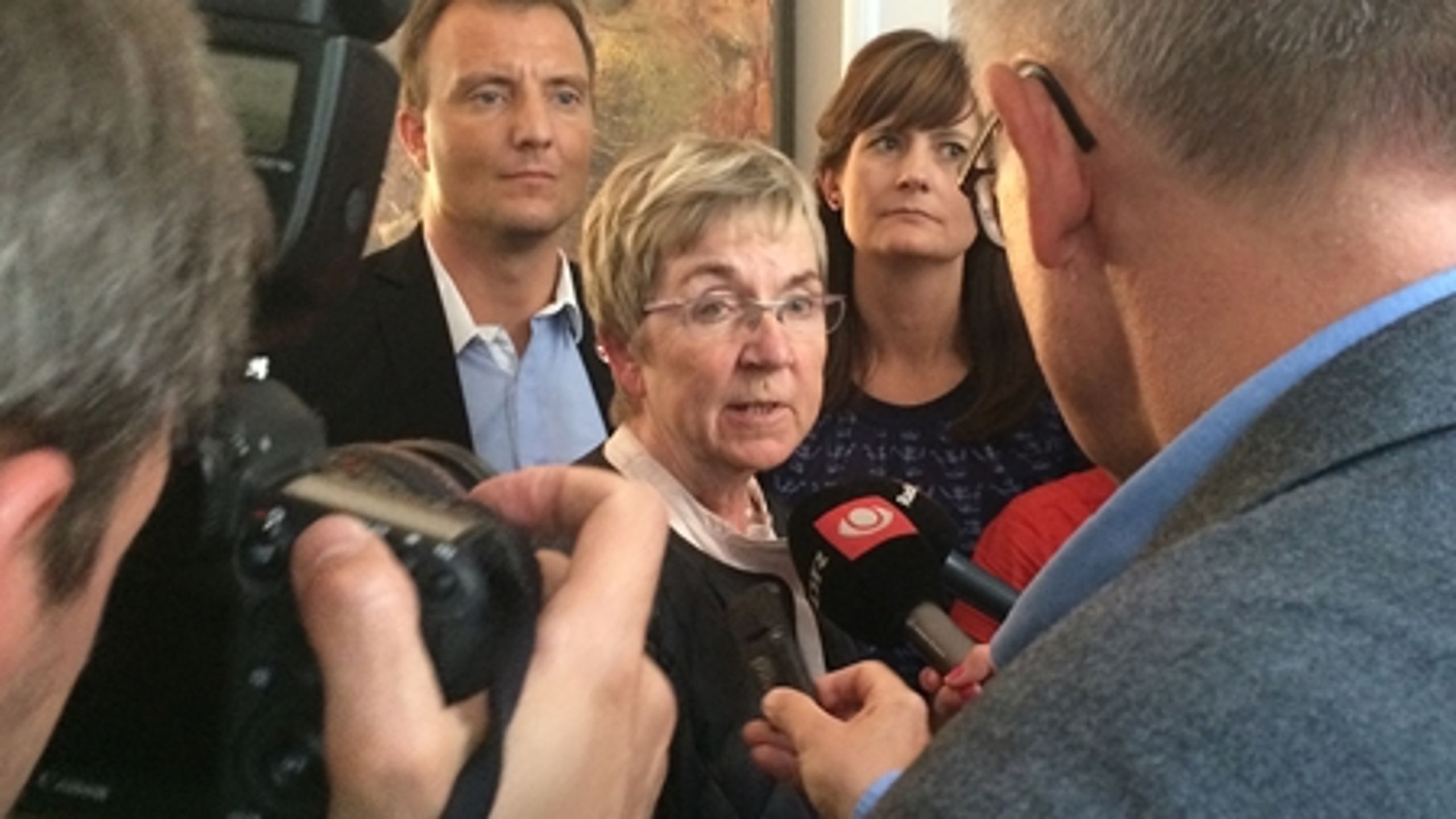 Kulturminister Marianne Jelved (R) var tilfreds med den medieaftale, som hun torsdag indgik med alle Folketingets partier.