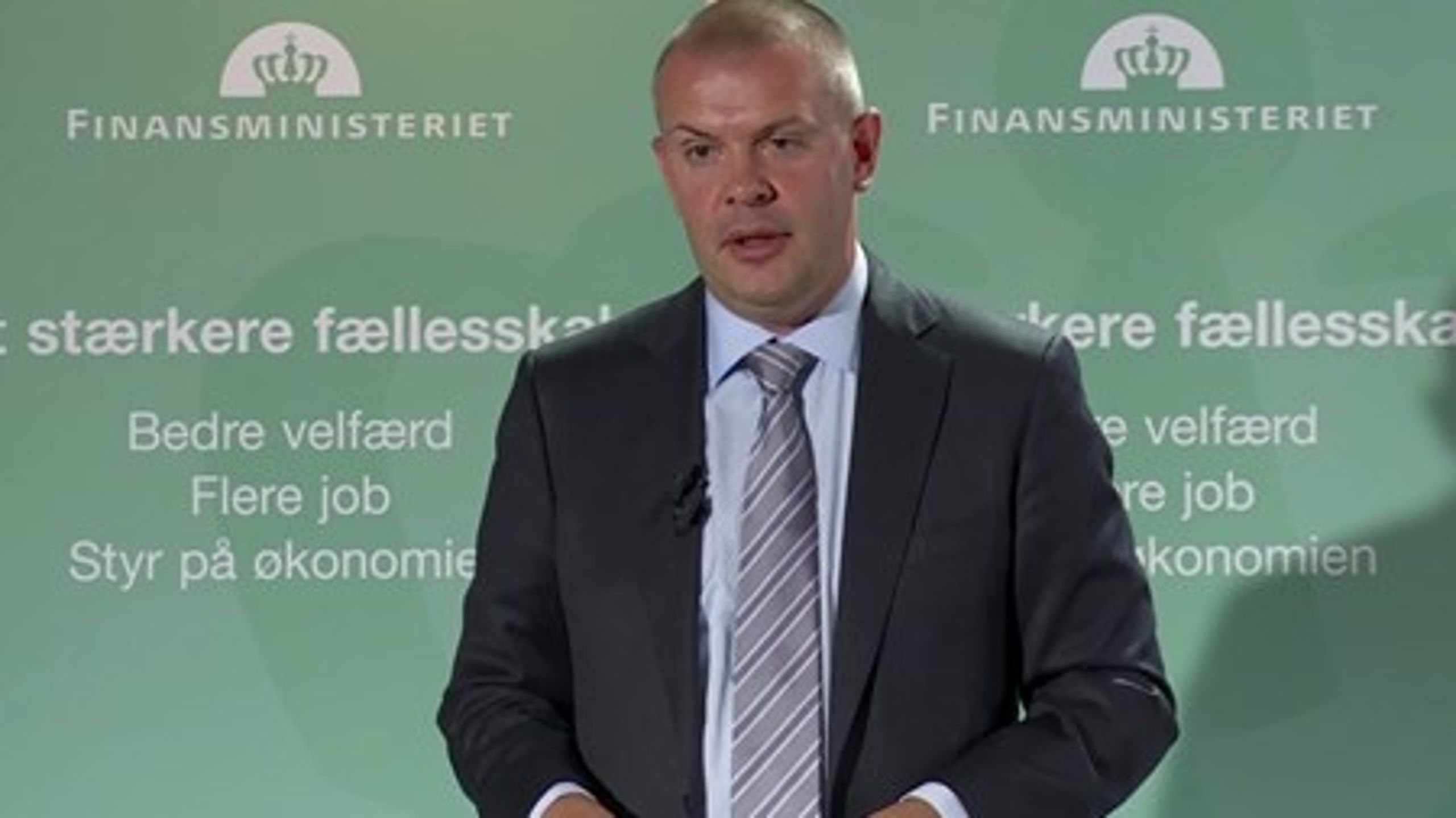 Bjarne Corydon (S) præsenterede tirsdag regeringens finanslovsforslag for 2015