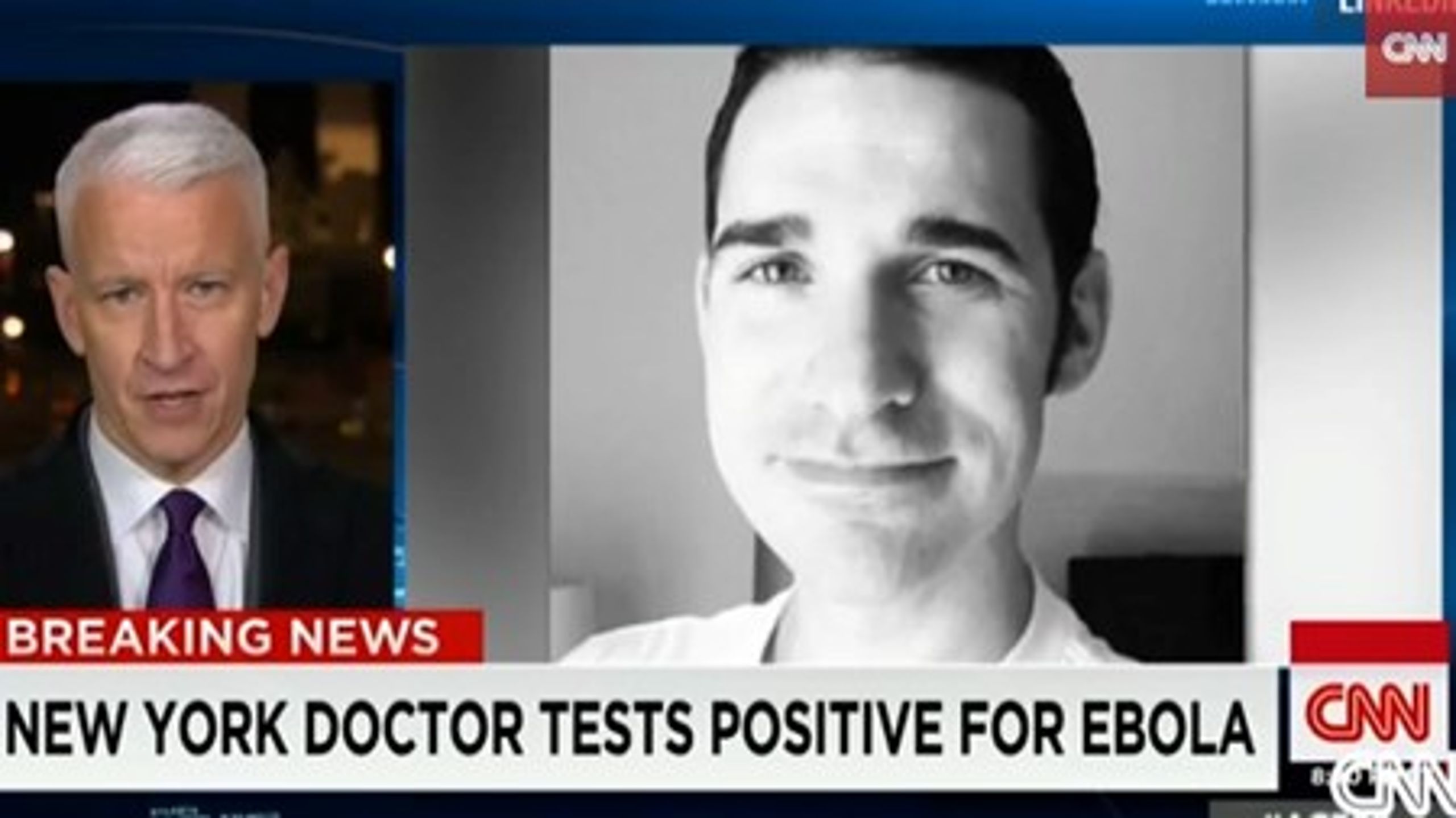 <br>Nyheden om at Ebola er nået til New York, var breaking news på alle amerikanske tv-stationer torsdag aften.<br>