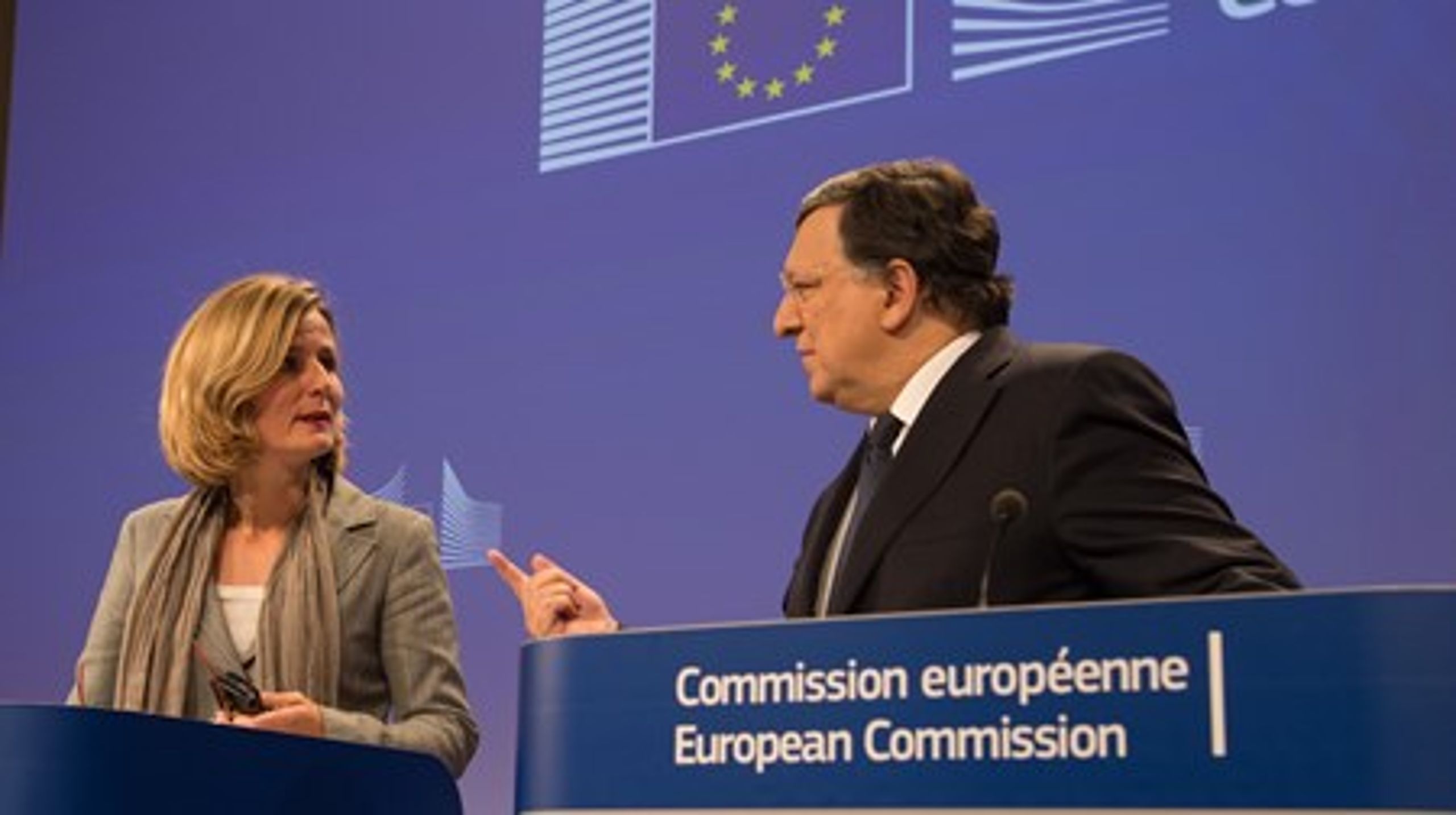 Pia Ahrenkilde Hansen har været talskvinder for EU-Kommissionens formand José Manuel Barroso siden 2009. Nu stopper de begge ved ugens udgang.