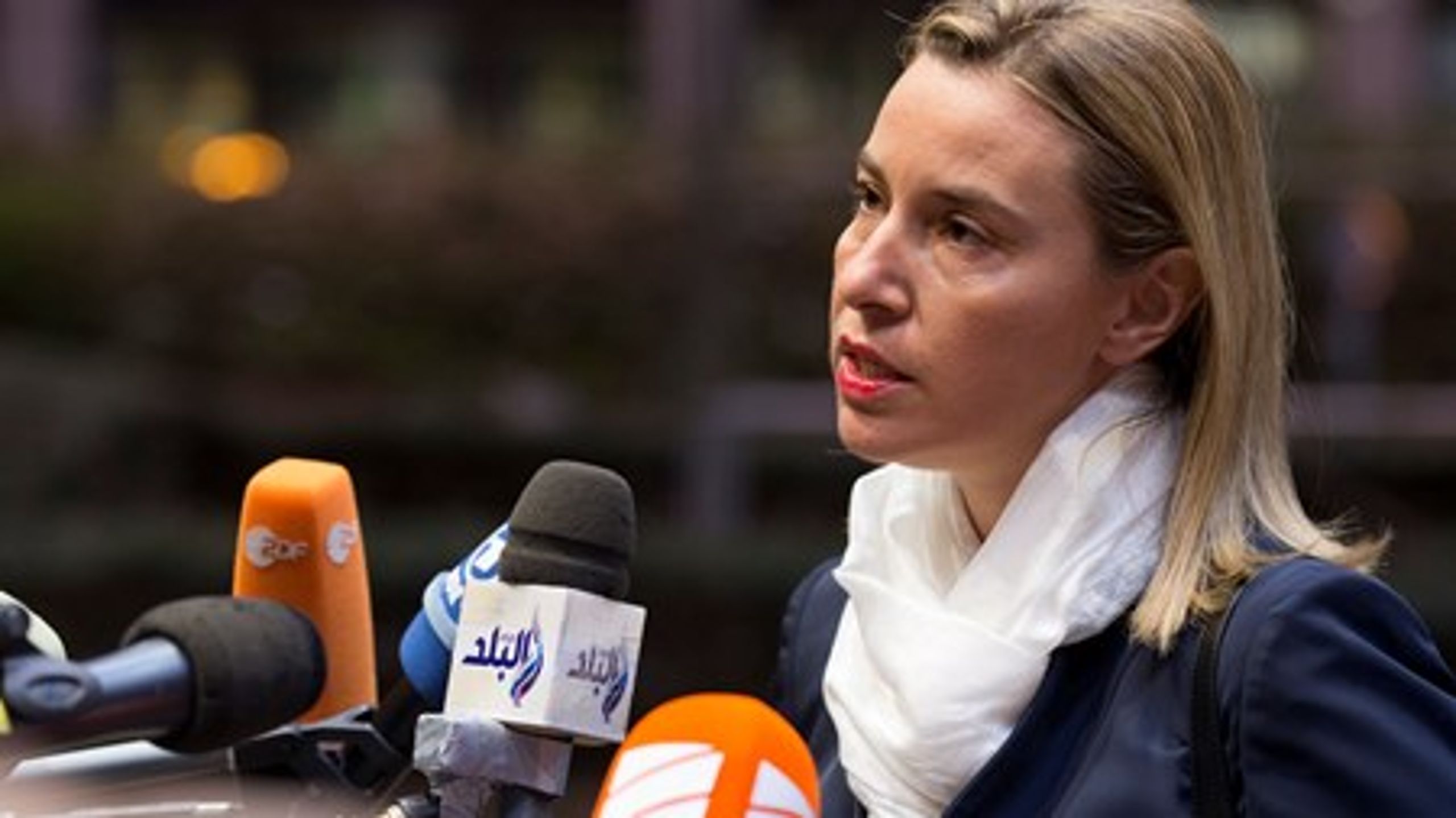 EU's nye udenrigsrepræsentant Federica Mogherini skal tale på Unionens vegne udadtil.