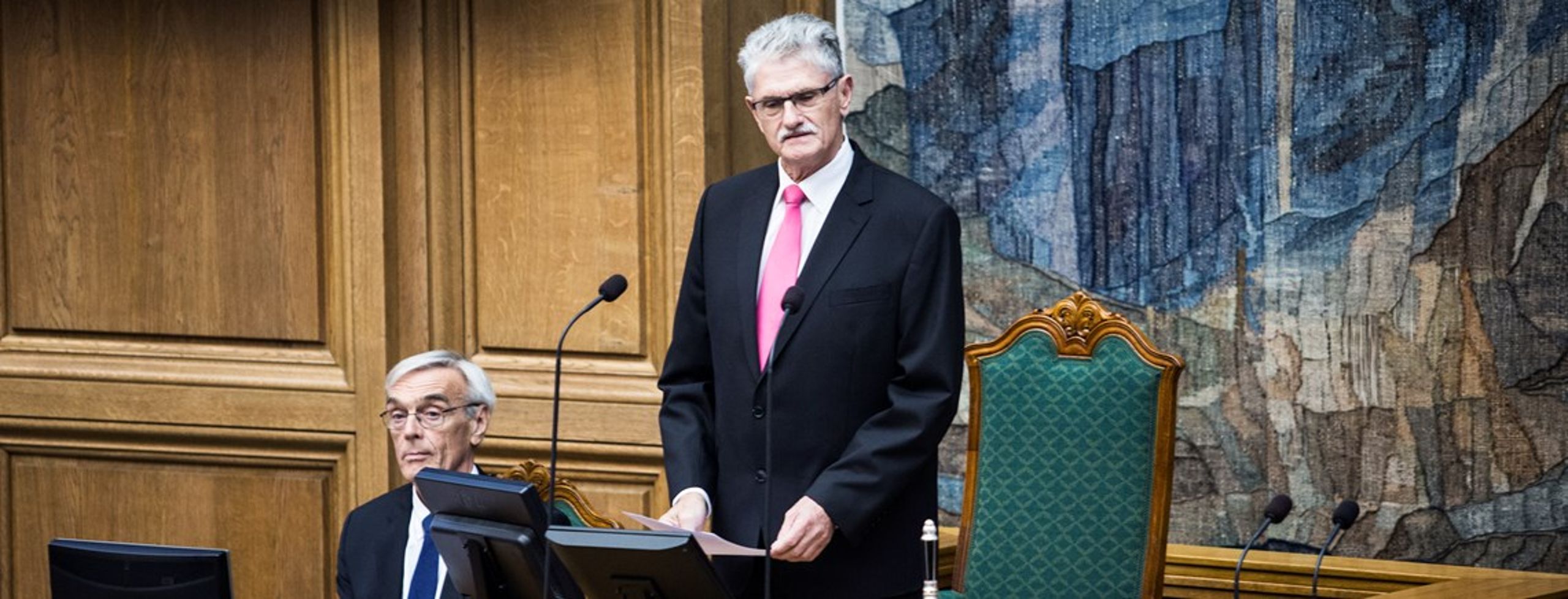Mogens Lykketoft skifter i september 2015 formandsstolen i Folketinget ud med formandstolen i FN's Generalforsamling.