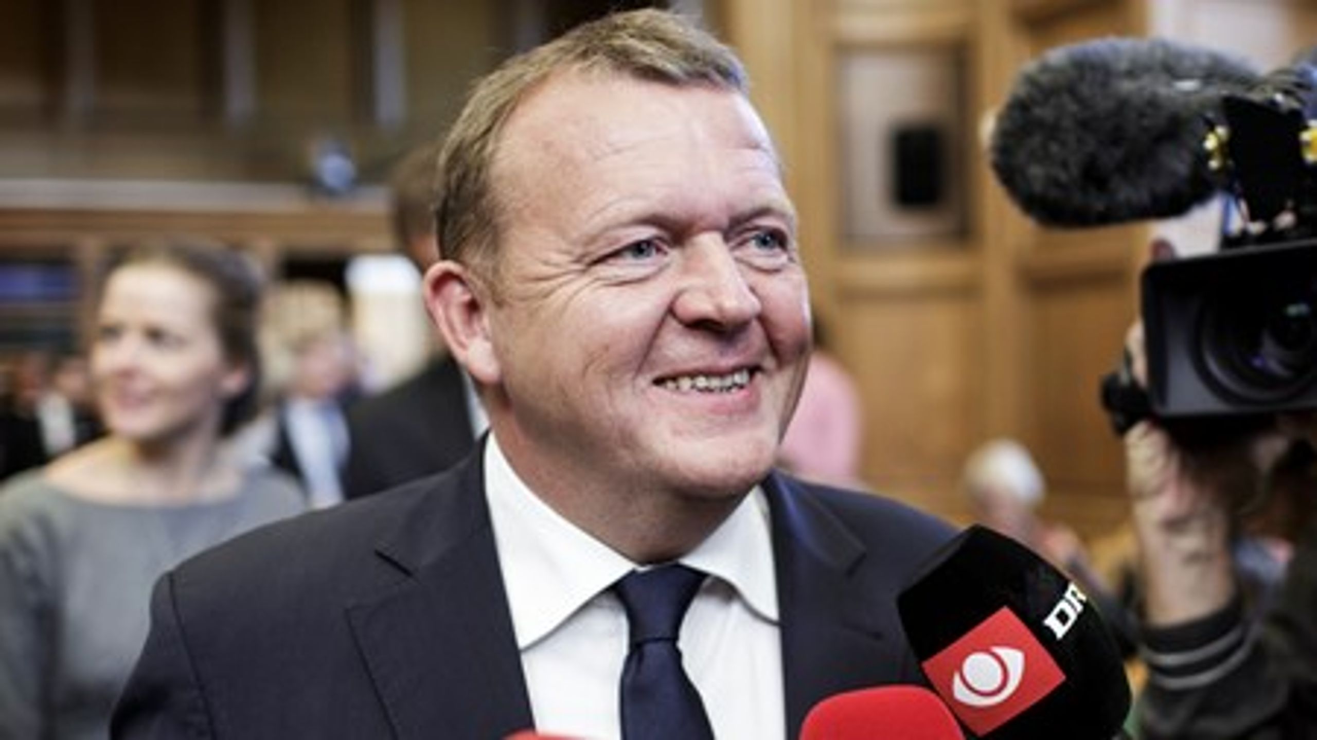 Trods tilbagegang&nbsp;for Venstre står Lars Løkke Rasmussen (V) til at blive landets næste statsminister ifølge&nbsp;Risbjergs snit af meningsmålinger.
