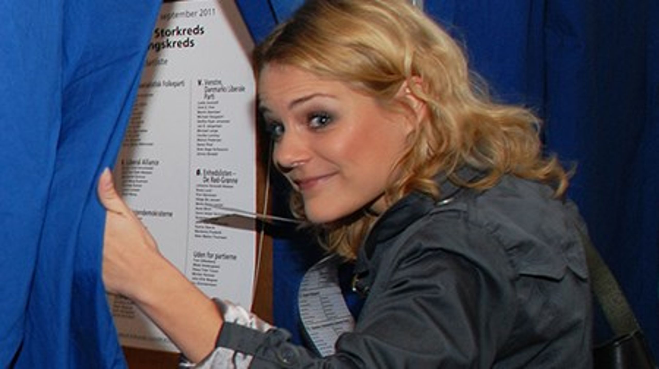 Johanne Schmidt-Nielsen fik en andenplads på top 10-listen over de største stemmeslugere ved folketingsvalget i 2011.