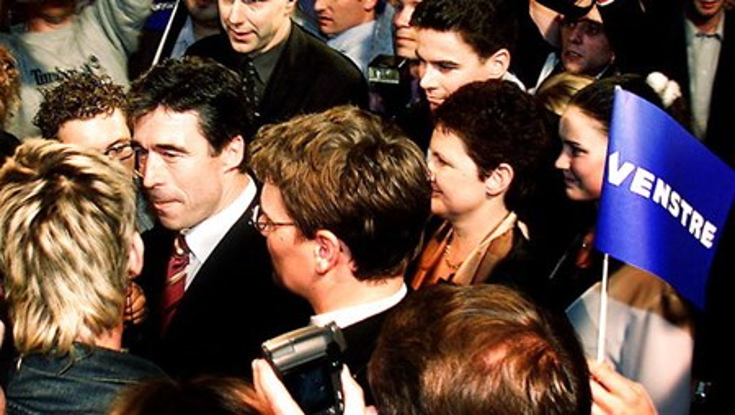 Venstre fik sit bedste valg i nyere tid i 2001, da Anders Fogh Rasmussen blev statsminister.