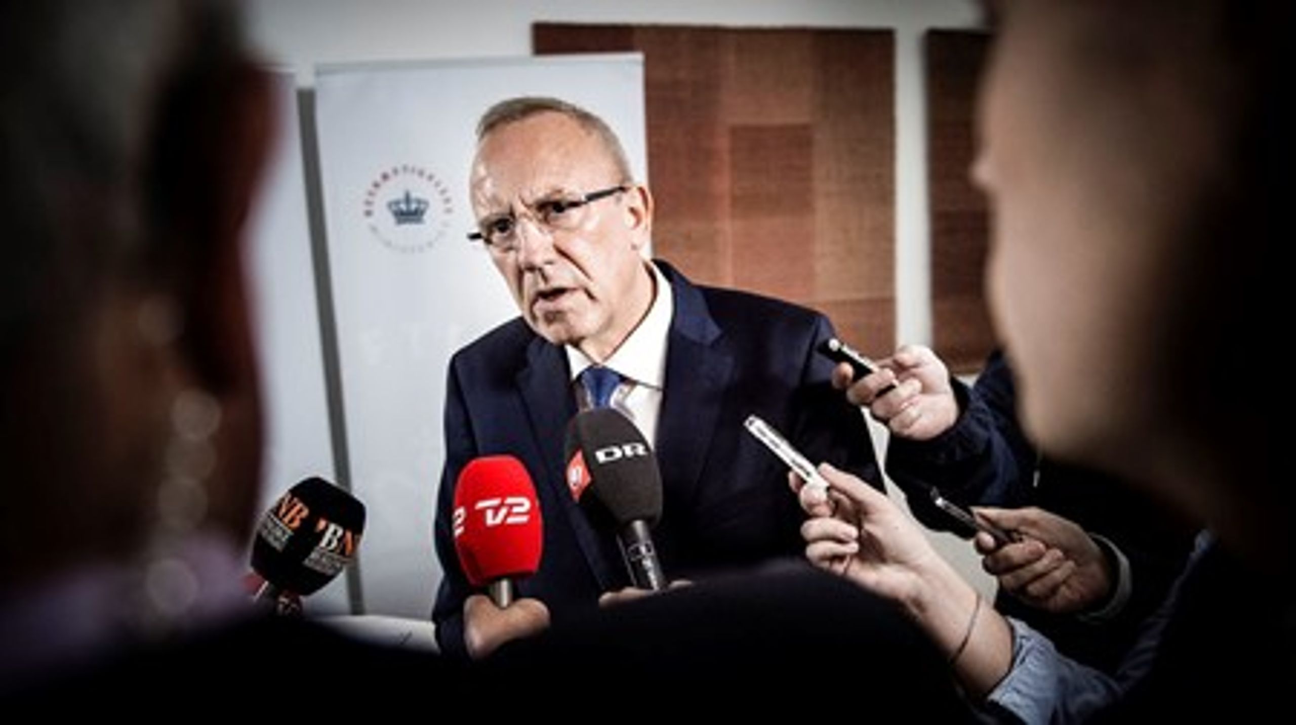 Beskæftigelsesminister Jørn Neergaard (V) præsenterede 2. oktober regeringens nye kontanthjælpsloft.&nbsp;