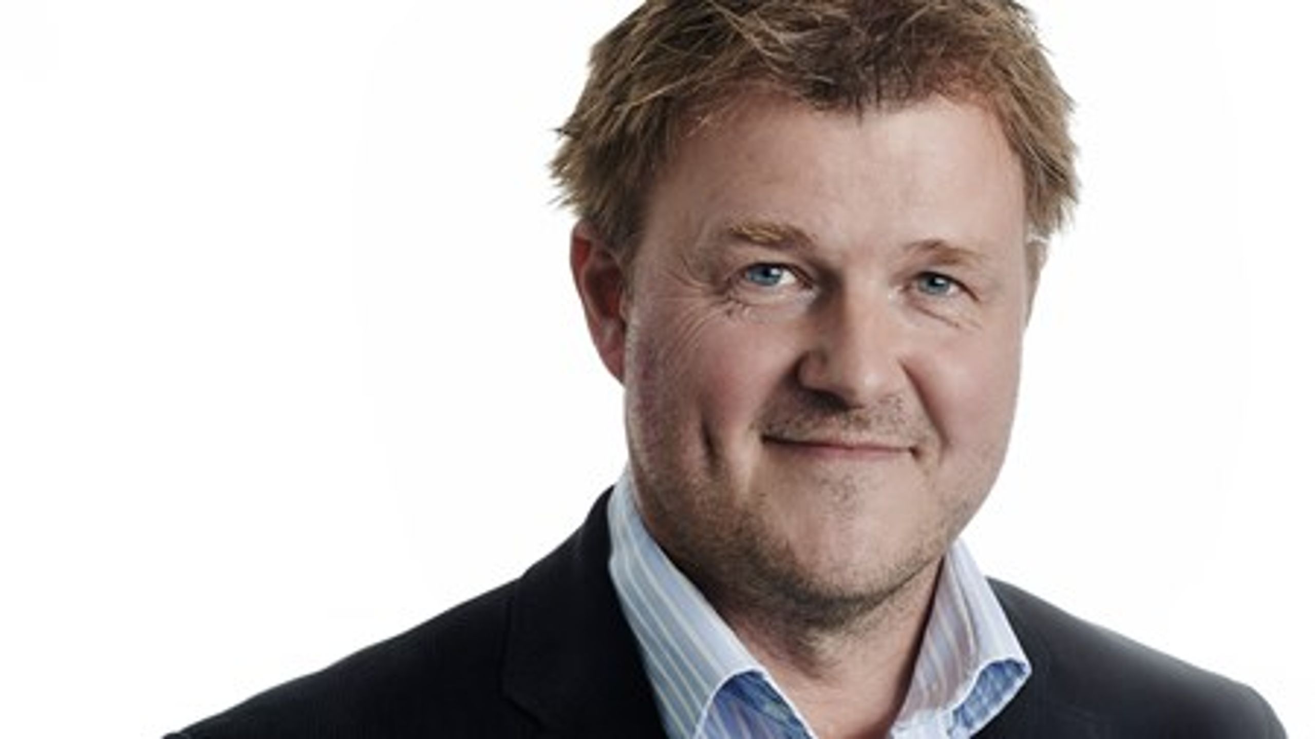 Flemming Nielsen har været direktør for Den Danske Naturfond siden juli i år. Han sidder sammen med tre medarbejdere på fondens sekretariat på Frederiksberg.