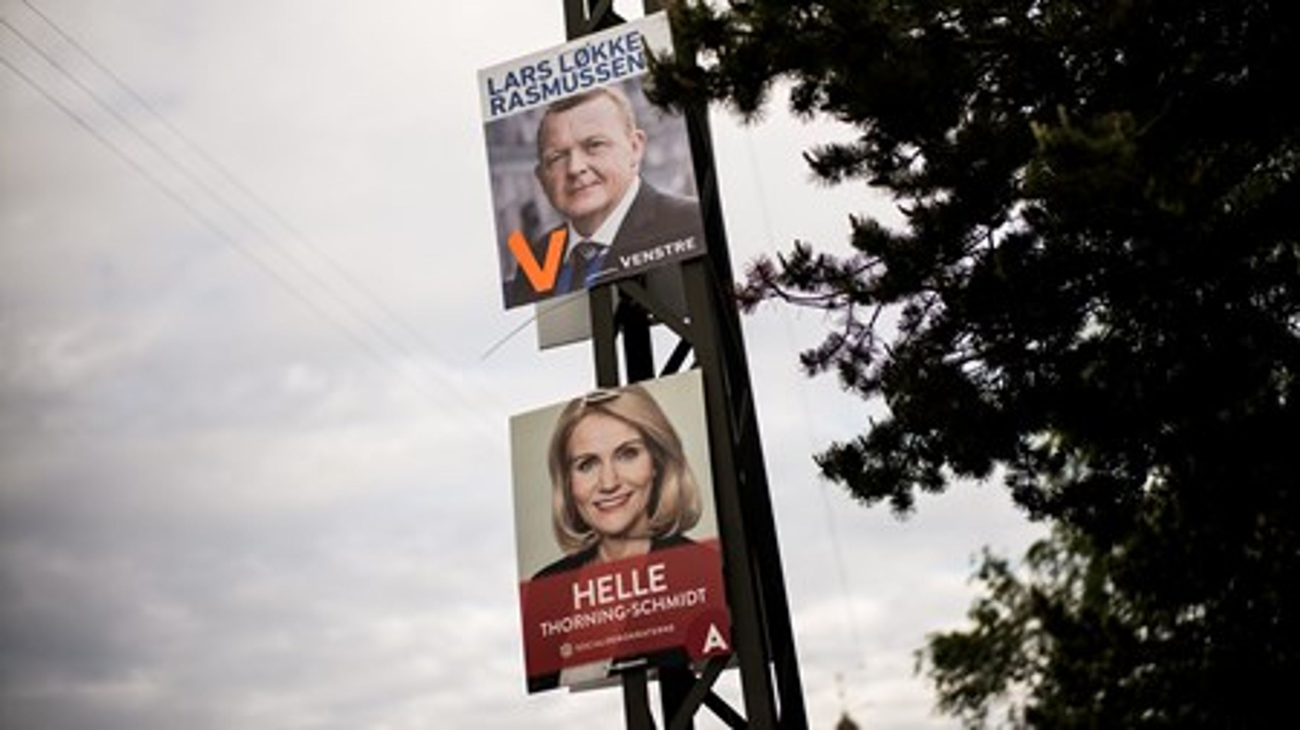 Socialdemokraterne og Venstre var hinandens hovedmodstandere i juni, men mange Venstre-vælgere ser alligevel positivt på Socialdemokratiet.<br>
