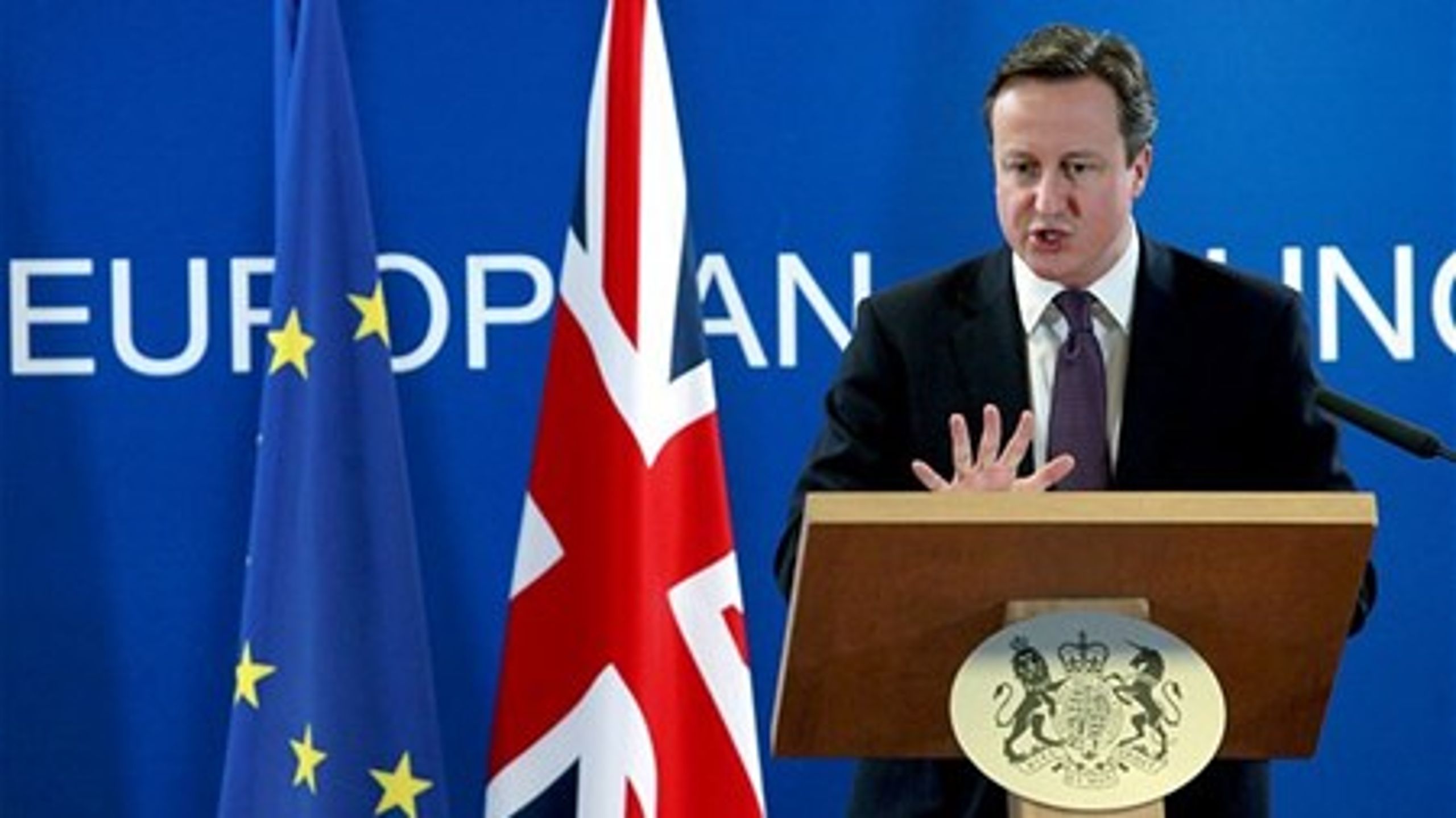 David Camerons konservative regering i Storbritannien vælger i to ud af tre tilfælde at deltage i EU's retssamarbejde.