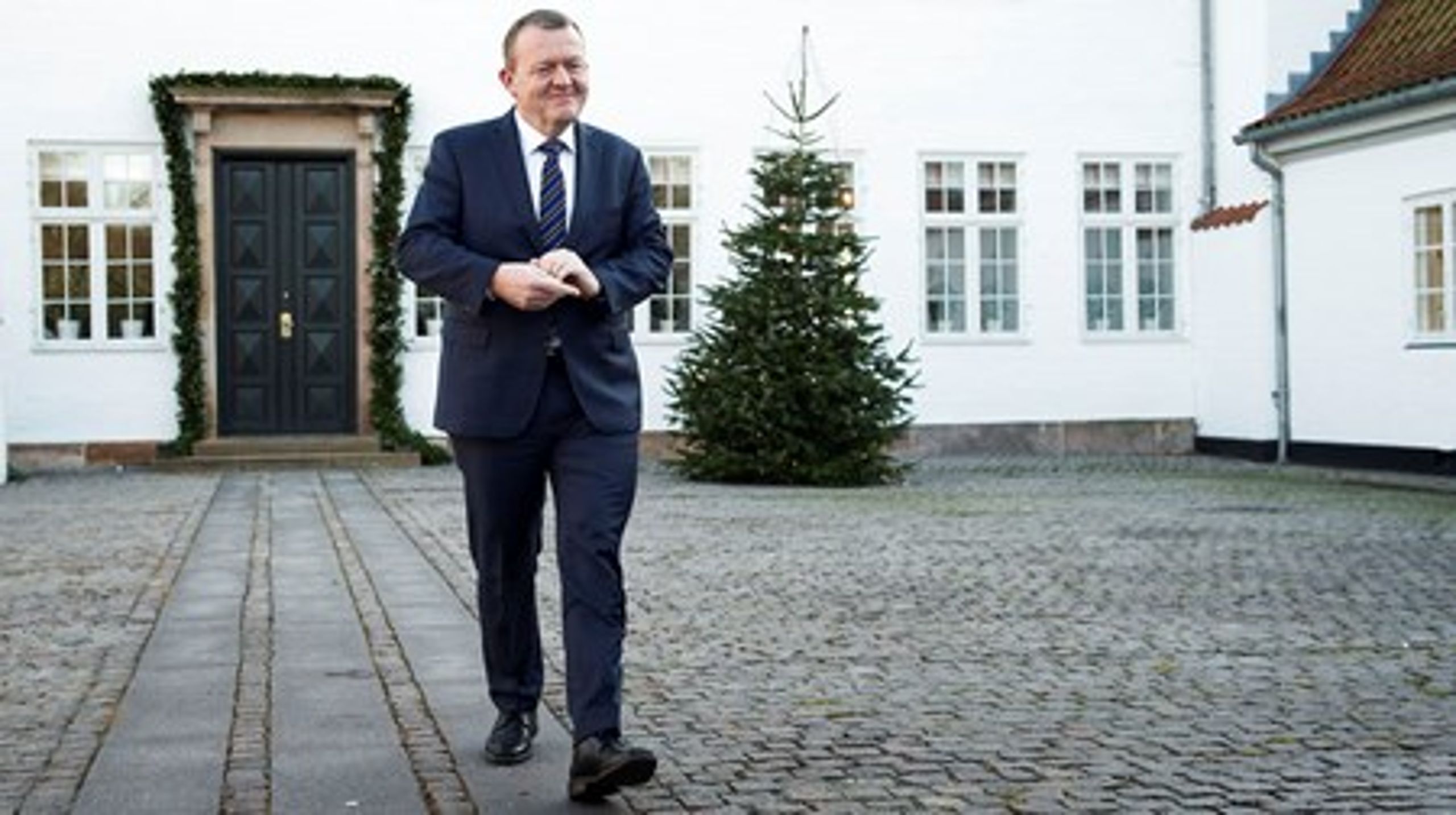 Statsminister Lars Løkke Rasmussen (V) mødes på skift med Folketingets partier på Marineborg for at drøfte Europol, efter et flertal af danskerne 3. december stemte nej til at erstatte retsforbeholdet med en tilvalgsordning.&nbsp;