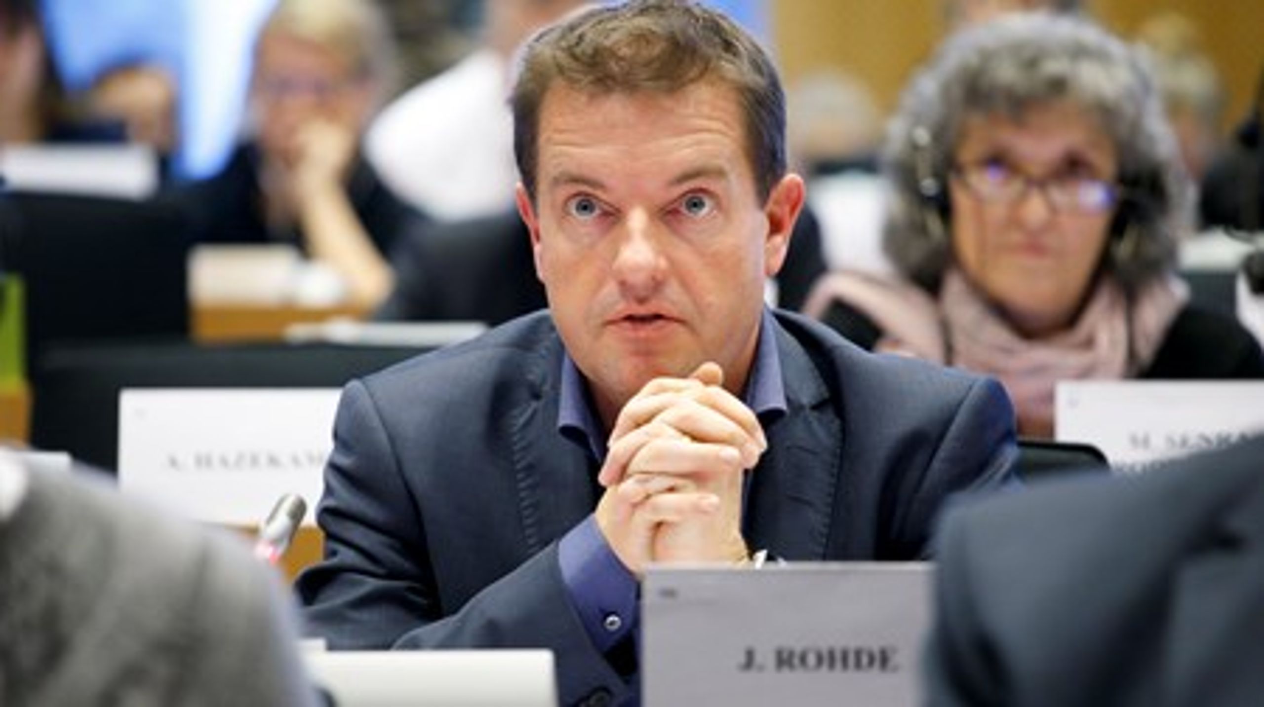 Jens Rohde i Parlamentets Landbrugsudvalg. Der bliver han siddende, også selv om han har skiftet parti.