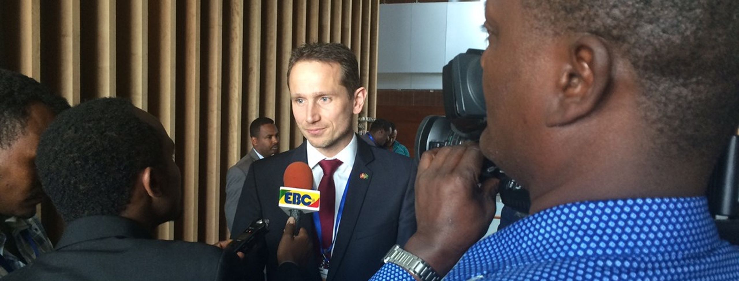 Udenrigsminister Kristian Jensen (V) tog i ugen til AU-topmøde i Etiopien for at diskutere migration.&nbsp;