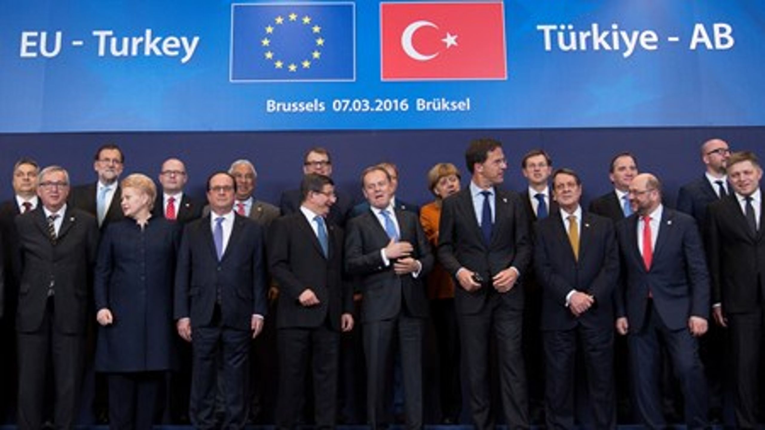Flygtningeaftalen mellem EU og Tyrkiet udstiller EU som en amoralsk skrotbunke, skriver Søren Søndergaard (EL).&nbsp;