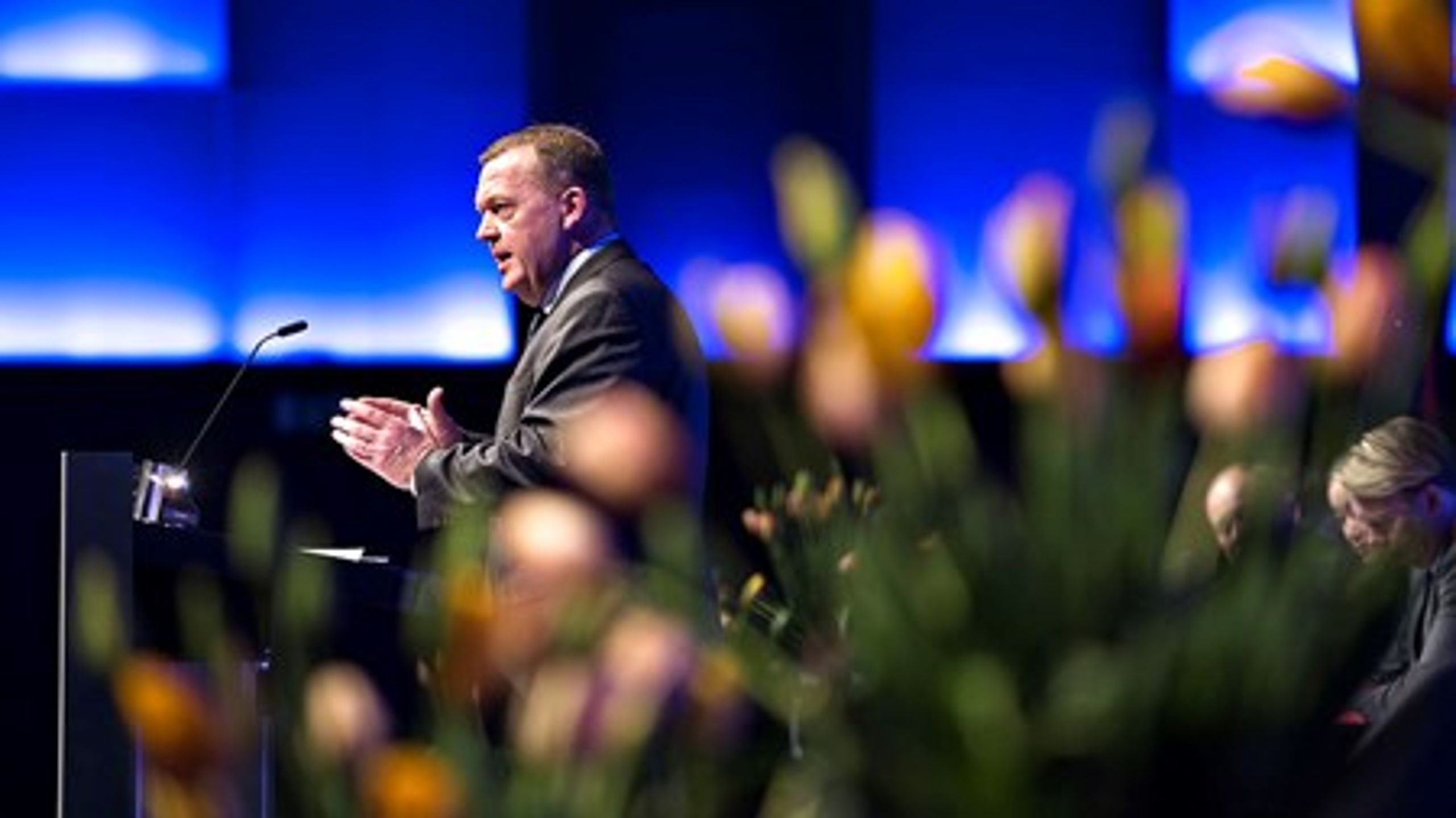 Statsminister Lars Løkke Rasmussen (V) kom til Aalborg med forsonende toner, men uden politiske indrømmelser.