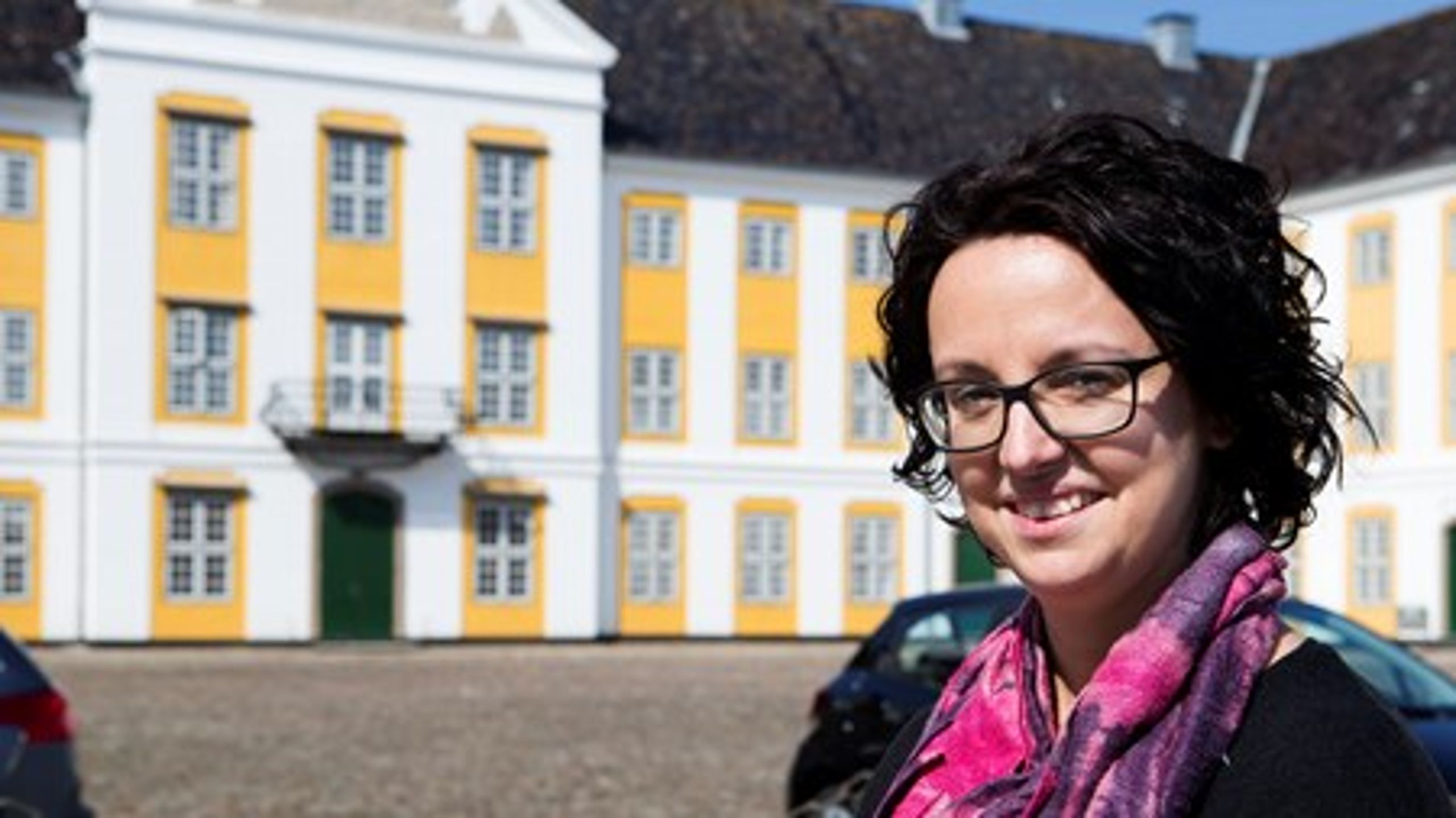 Corina Niclasen havde første arbejdsdag på Augustenborg Slot mandag 2. maj.