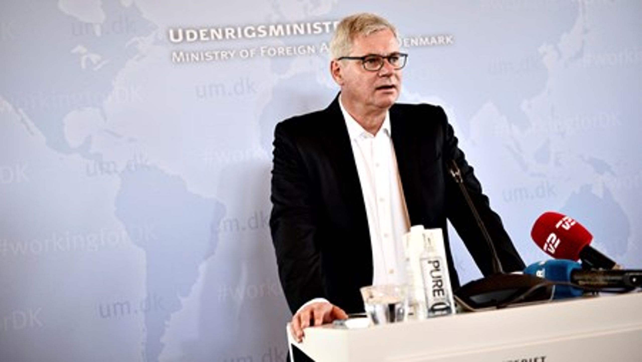 Peter Taksøe-Jensen præsenterede mandag sin udredning med titlen Dansk diplomati og forsvar i en brydningstid.