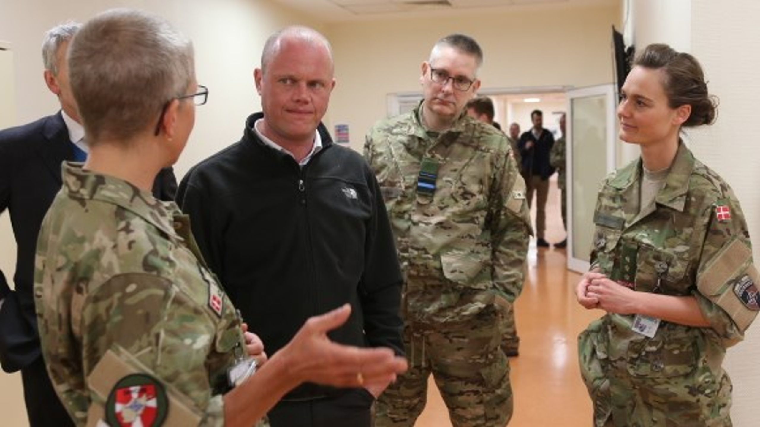 Forsvarsministeren besøger de danske soldater i Afghanistan 11. marts 2016.&nbsp;