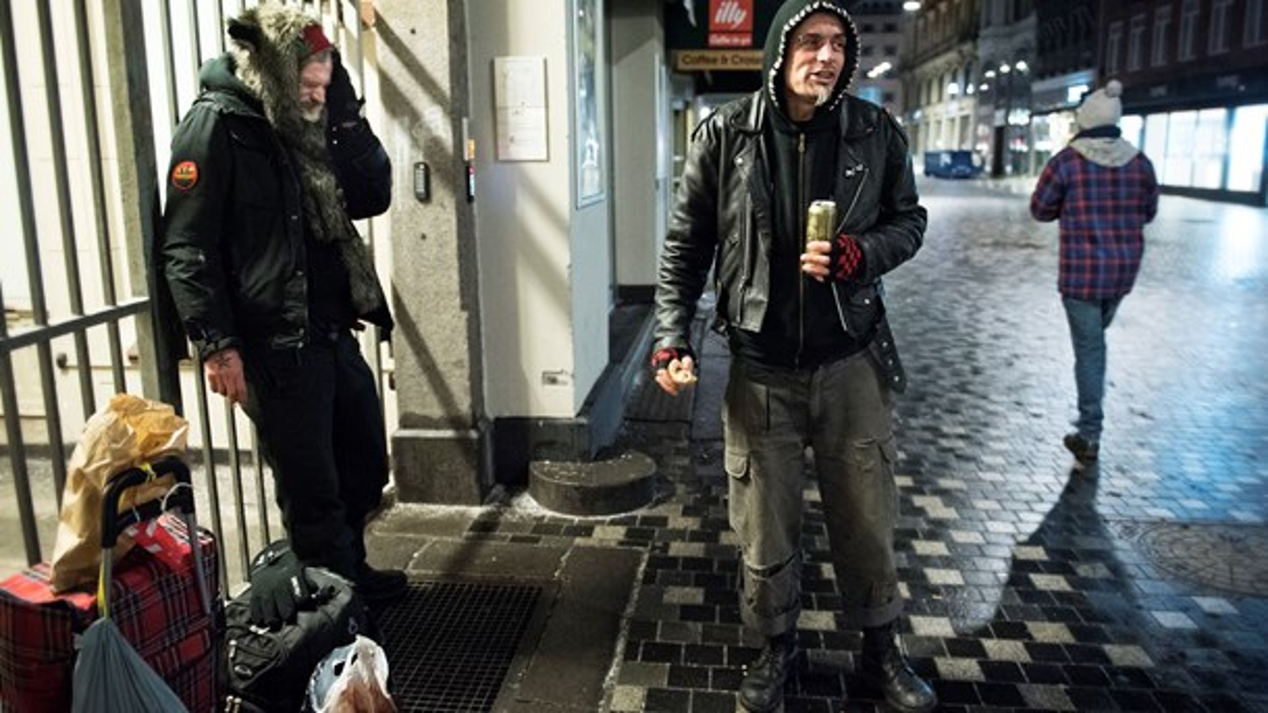 Der skal være færre hjemløse, er et af regeringens nye sociale mål.