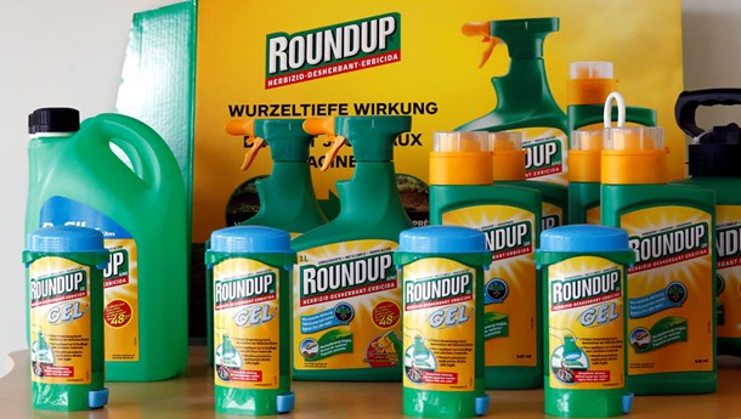 Glyphosat bruges blandt andet i det populære ukrudtsmiddel Roundup