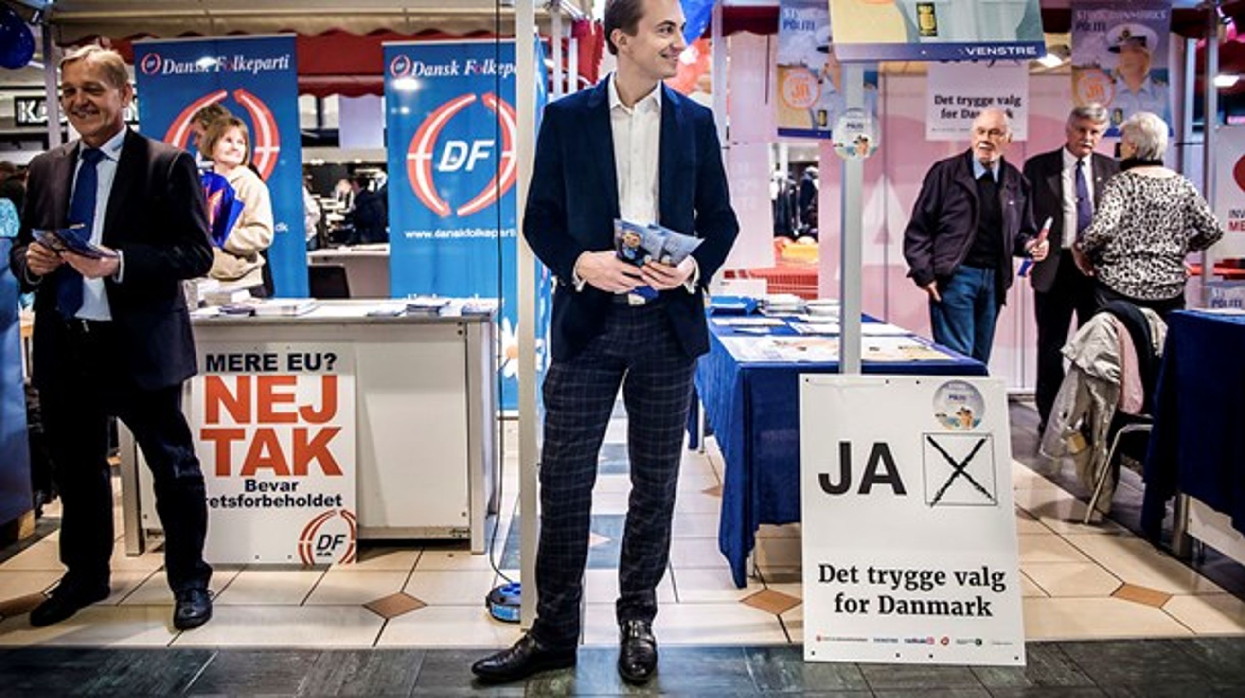 Dansk Folkeparti blev den store sejrherre efter folkeafstemningen om retsforbeholdet sidste år. Mange af partiets vælgere mener, at Danmark skal melde sig ud af EU. Det er dog ikke partiets officielle politik.