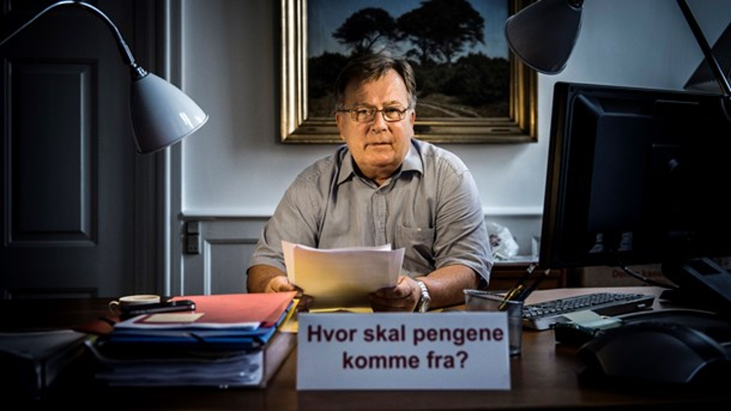 <b></b>Finansminister Claus Hjort Frederiksen har siddet tungt på pengekassen det forgangne år.<br>