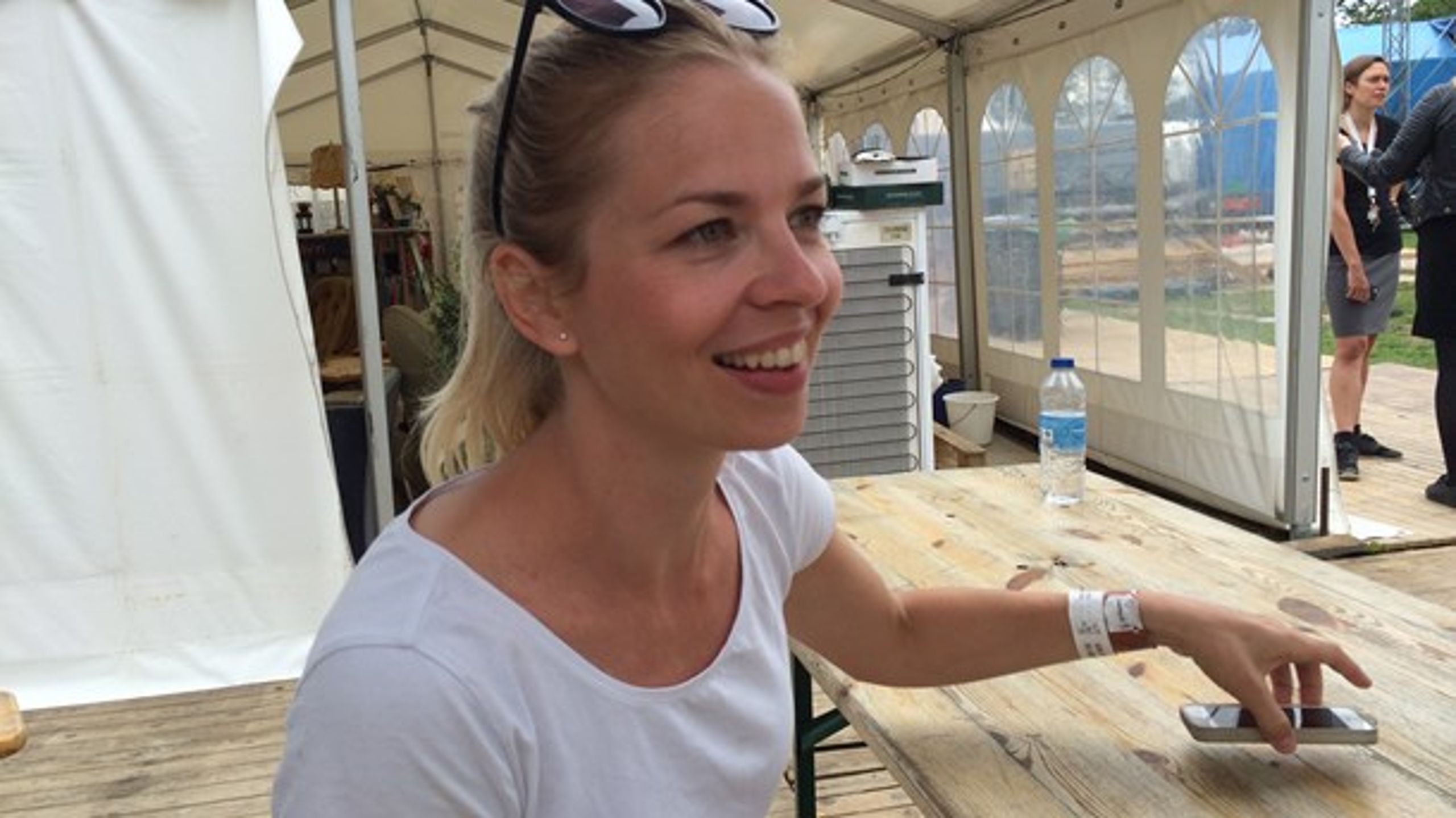 Britt Mørch Lehmann forklarer, hvorfor hun er frivillig leder på Roskilde Festival.