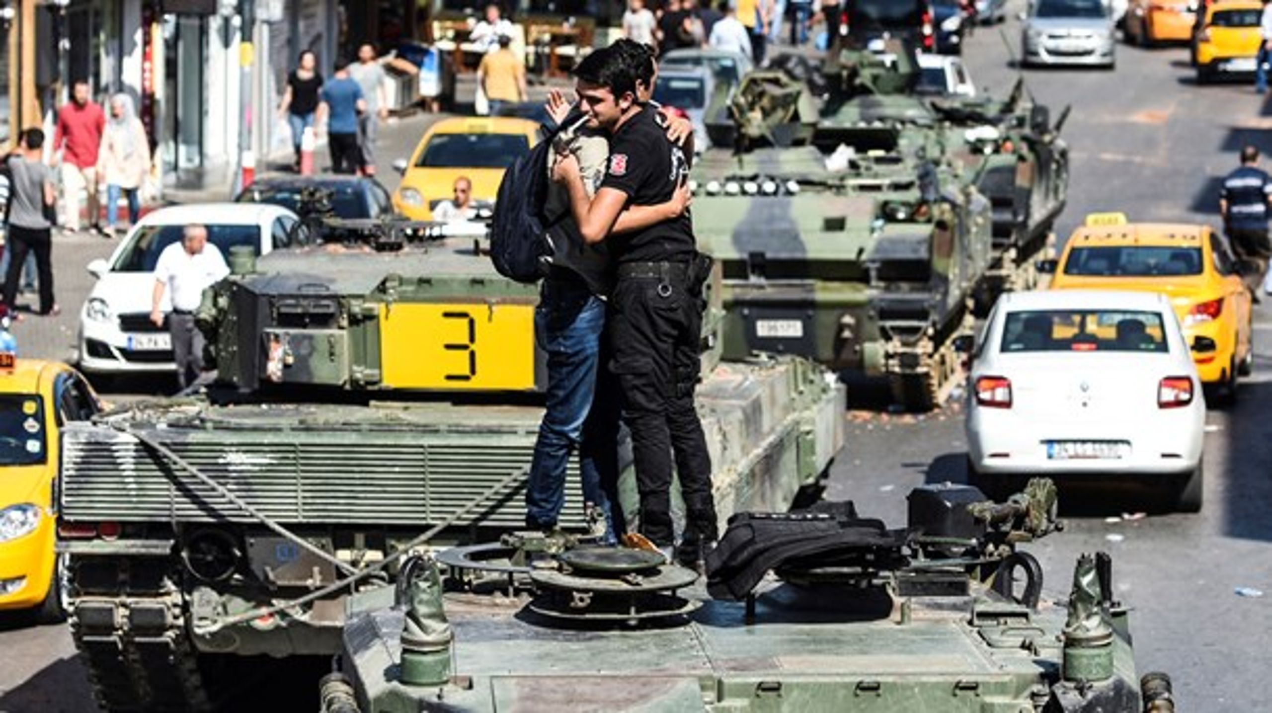 Det tyrkiske militær forsøgte forgæves i fredags at overtage&nbsp;magten i Tyrkiet.