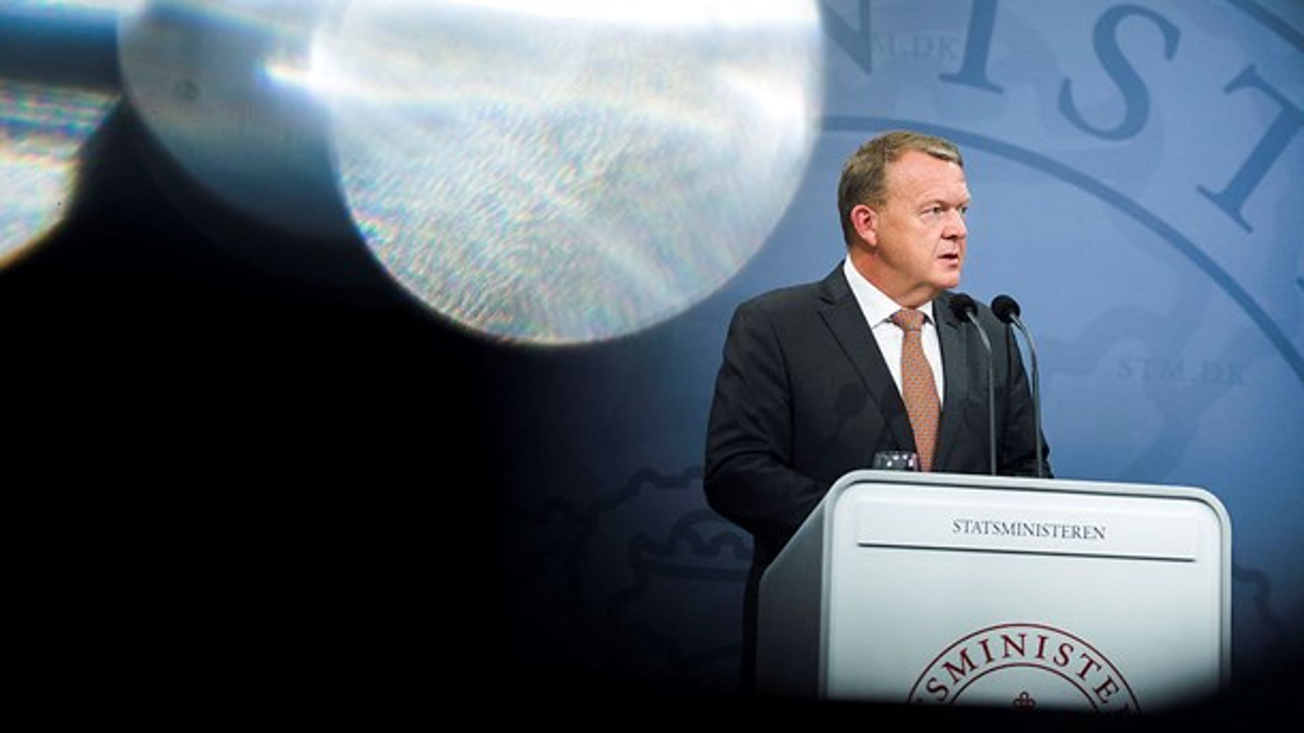 Statsminister Lars Løkke Rasmussen præsenterede i Spejlsalen tirsdag regeringens 2025-plan.