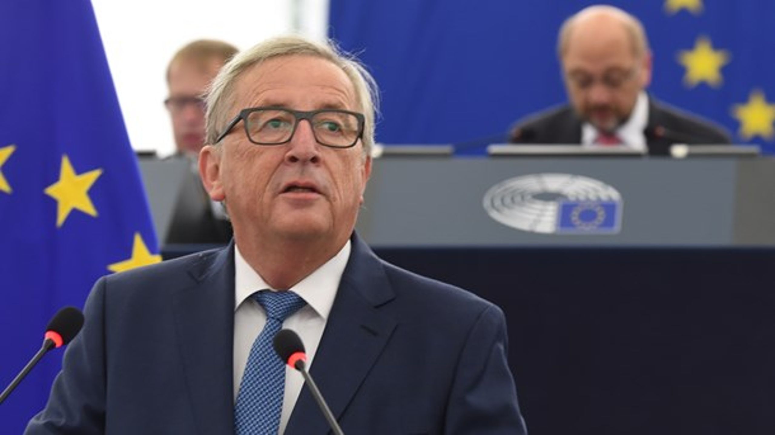 Briterne har foreløbig fået den kolde skulder af EU-Kommissionen, der ikke ønsker at give Storbritannien en særaftale. Her ses EU-Kommissionens formand,&nbsp;Jean-Claude Juncker.
