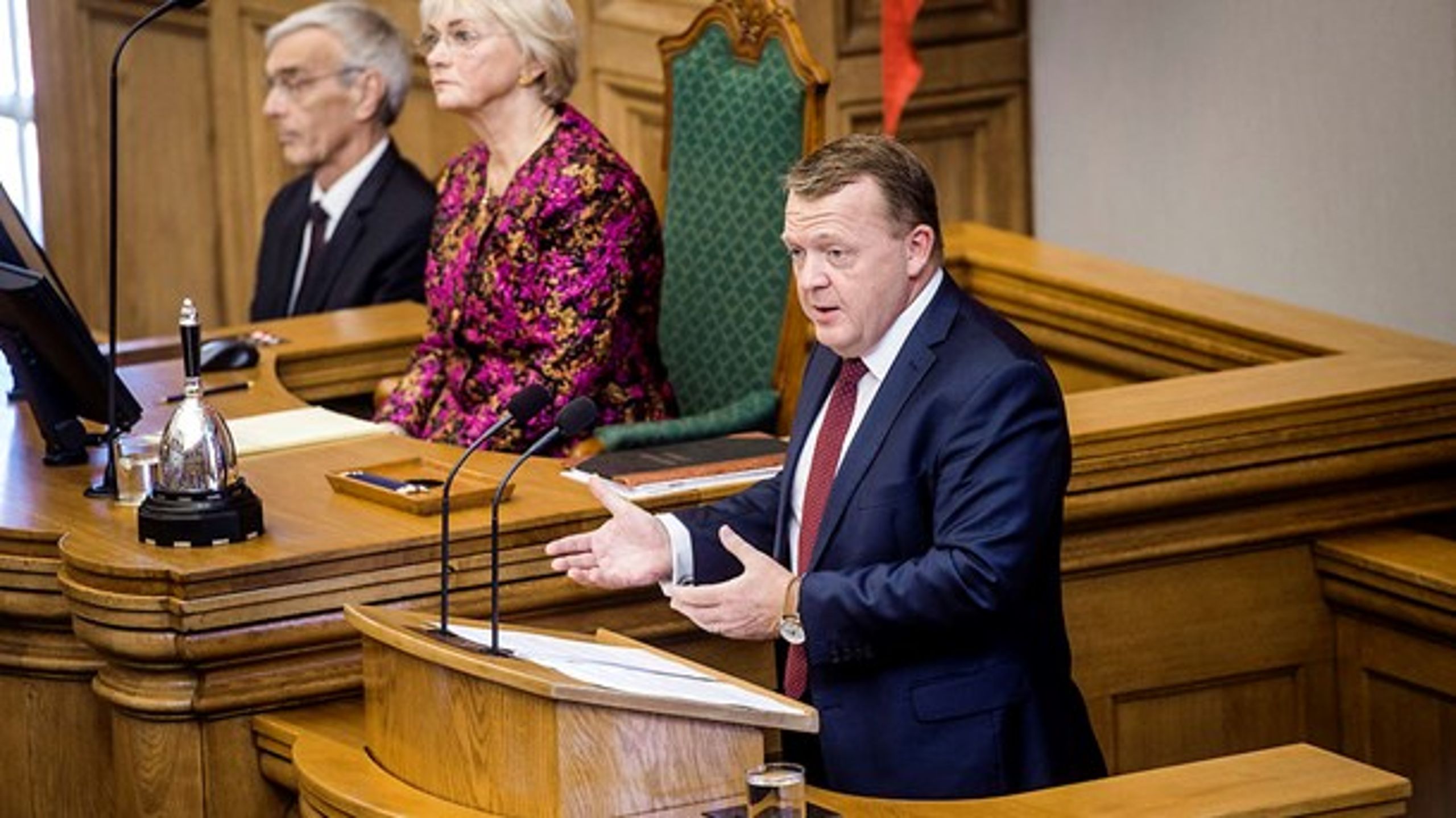 Lars Løkke Rasmussen vil blandt andet aflyse stigning i grundskylden, slog han fast under Folketingets åbningstale første tirsdag i oktober.