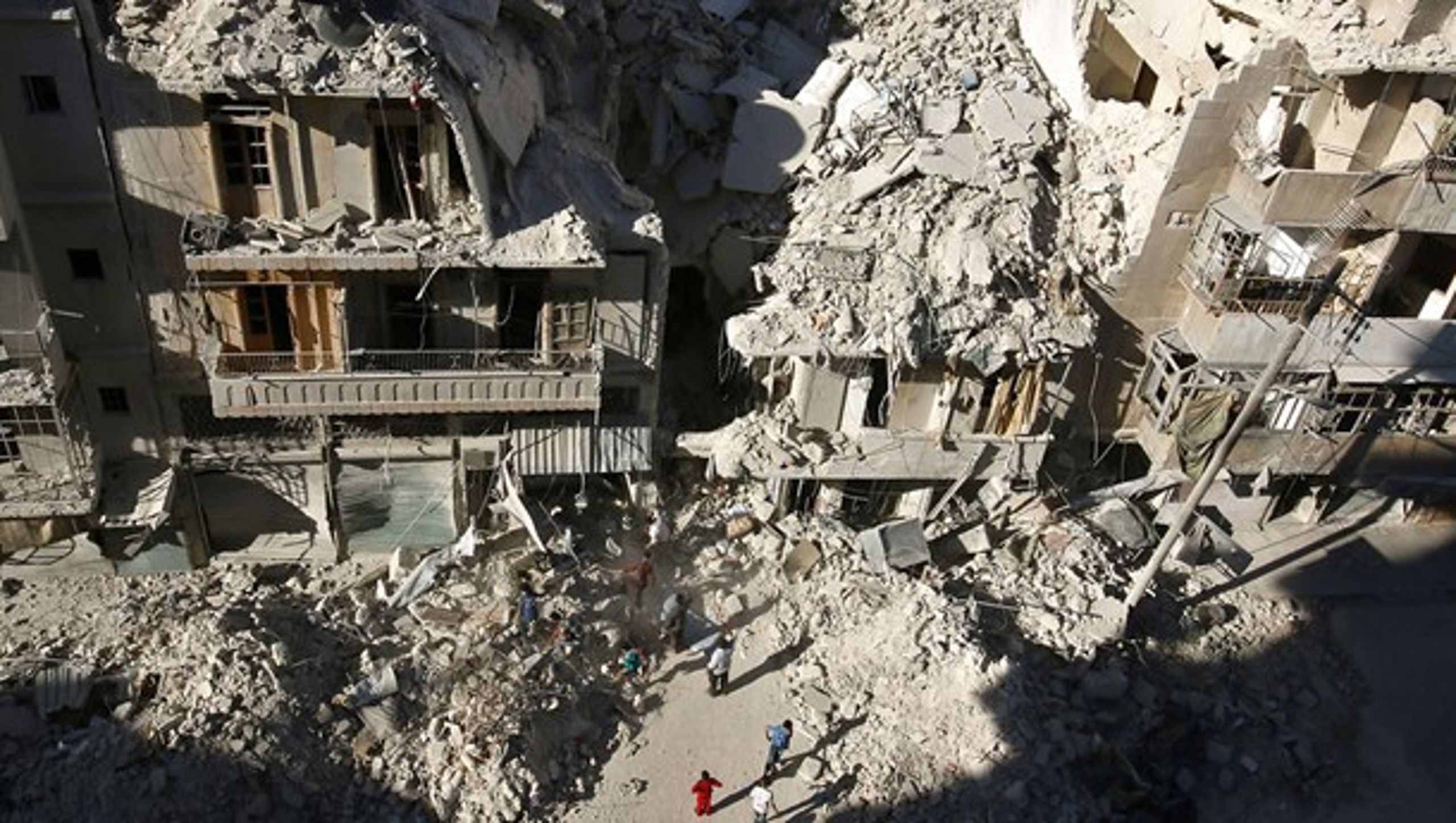 Den belejrede by&nbsp;Aleppo er i fokus, når regeringen sender 90 millioner ekstra i nødhjælp&nbsp;til Syrien.&nbsp;