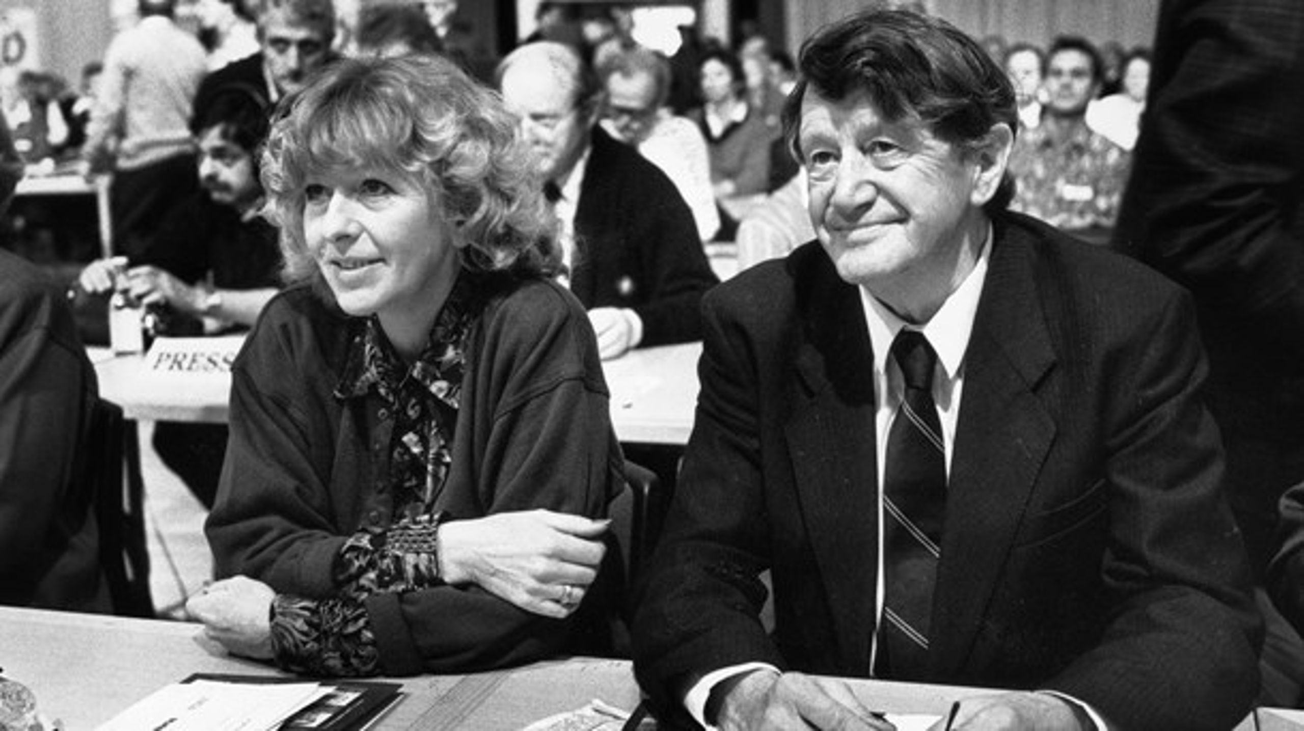 CD's landsmøde, 1989: Mimi Jakobsen overtager formandsposten efter sin far, Erhard Jakobsen.