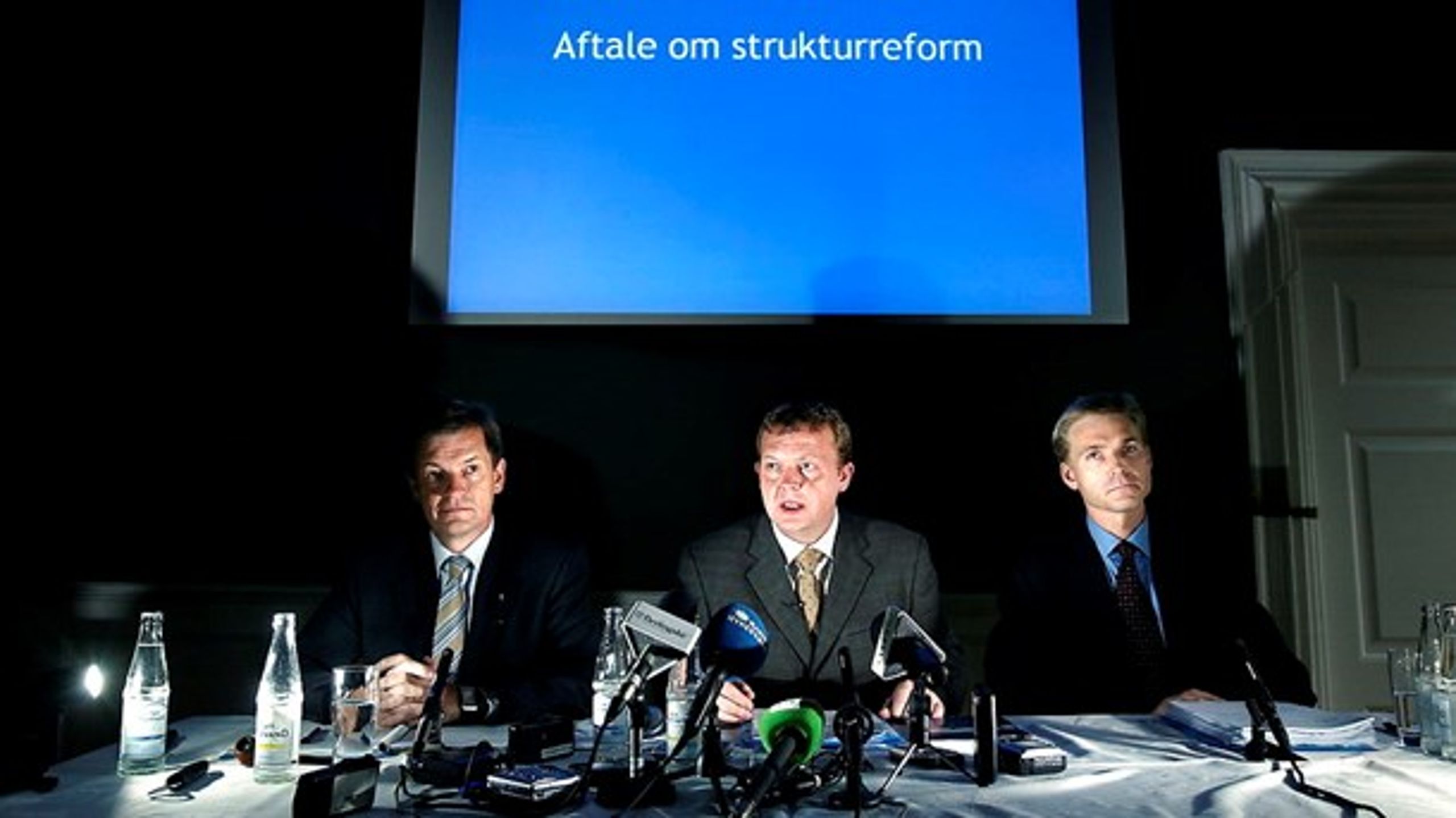 Den tidligere VK-regering indgik i juni 2004 aftale med Dansk Folkeparti&nbsp;&nbsp;om en ny struktur på den offentlige sektor. Til januar er det ti år siden, reformen trådte i kraft.