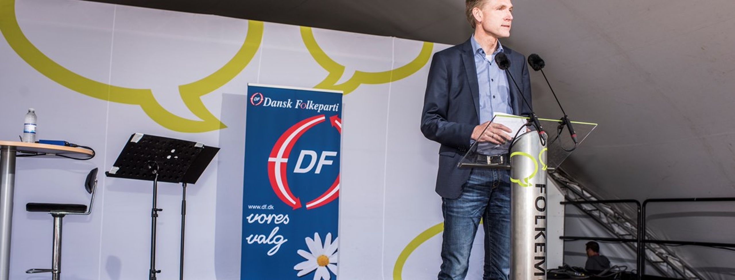 Dansk Folkeparti er klar til at gå i regering efter et folketingsvalg, meddeler formand Kristian Thulesen Dahl i sin tale på Folkemødet.