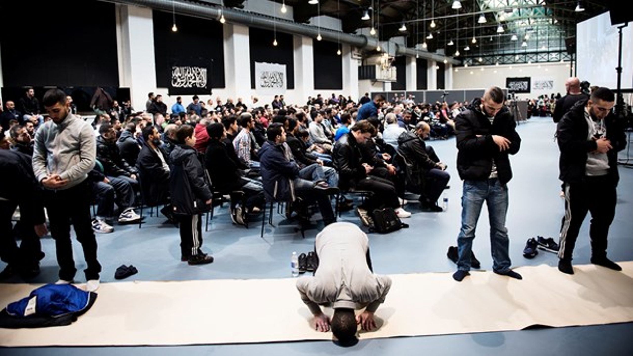 Hizb ut-Tahrir-konference i Nørrebrohallen november 2015.<br>