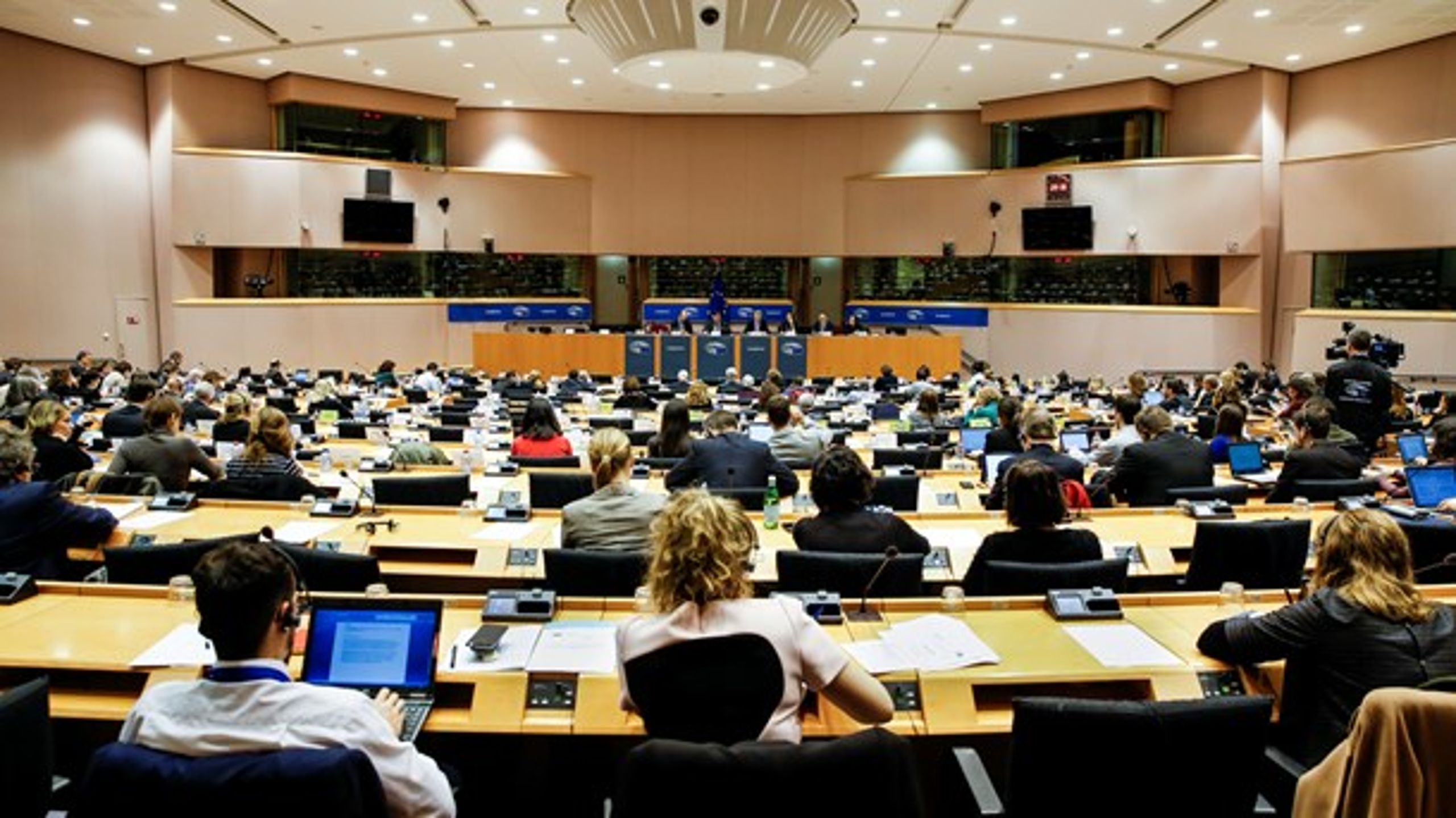 Tirsdag behandlede Europa-Parlamentet for første gang Danmarks ønske om en særaftale om Europol. Og umiddelbart tegner der sig velvilje blandt de folkevalgte i EU. (Arkivfoto.)