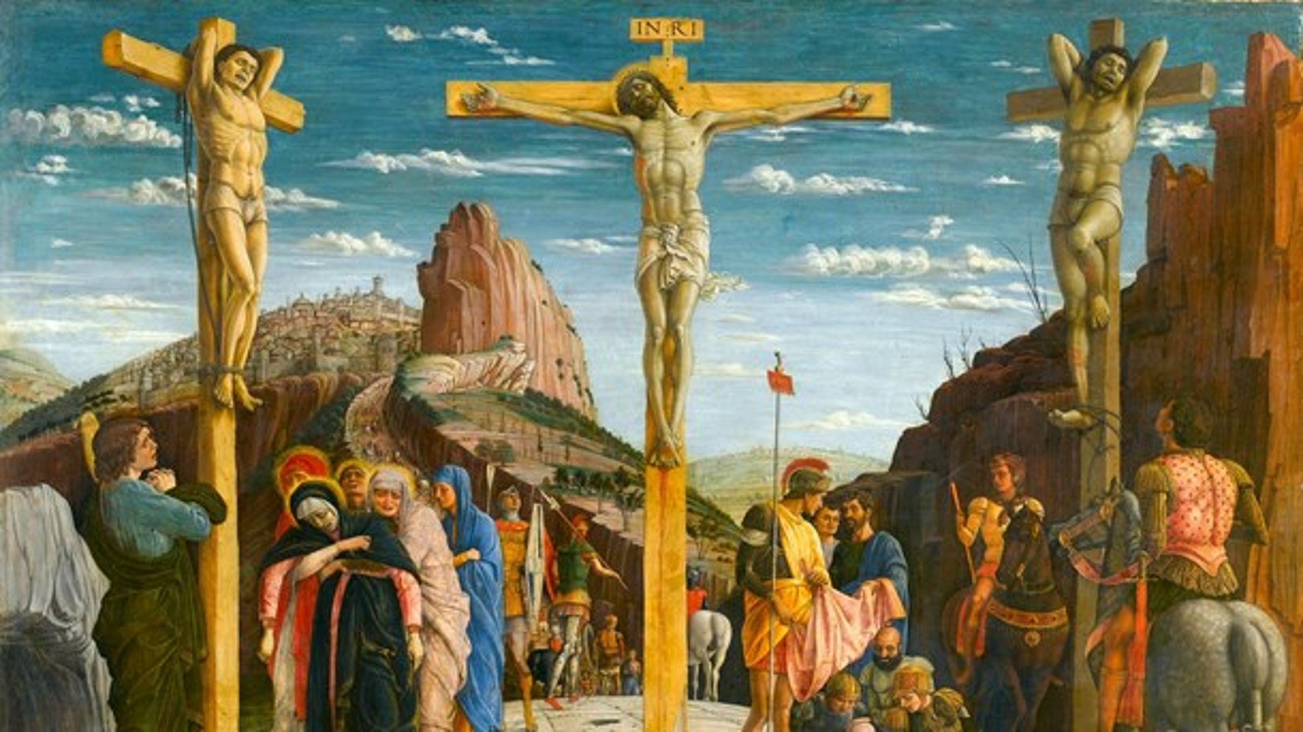 "Korsfæstelsen", Andrea Mantegna, 1457.