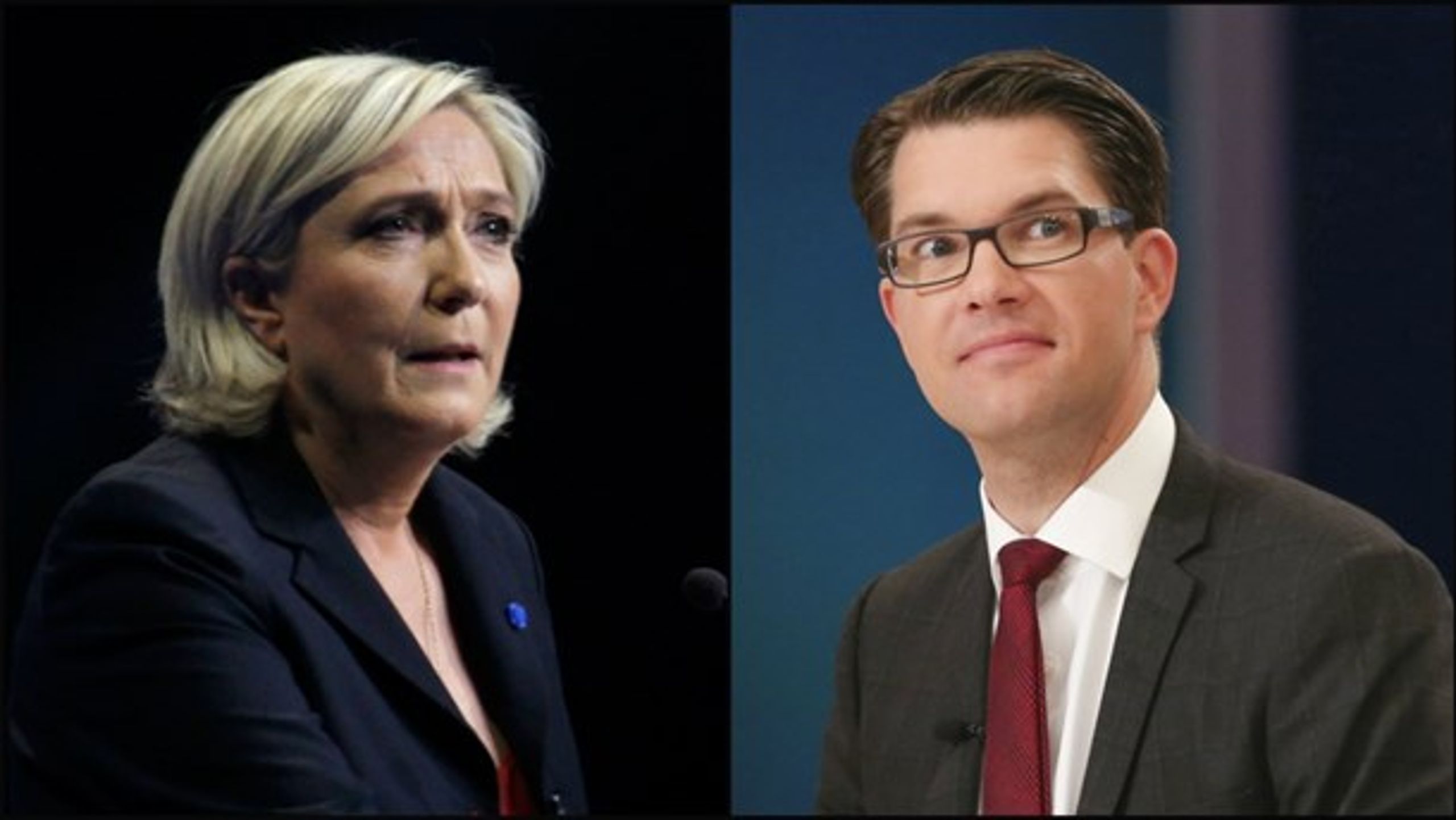 Marine Le Pen (Front National) og Jimmie Åkesson (Sverigedemokraterna) har begge&nbsp;det handicap, at deres partier&nbsp;blev dannet af veteraner fra det fascistiske og nazistiske miljø.&nbsp;<br>