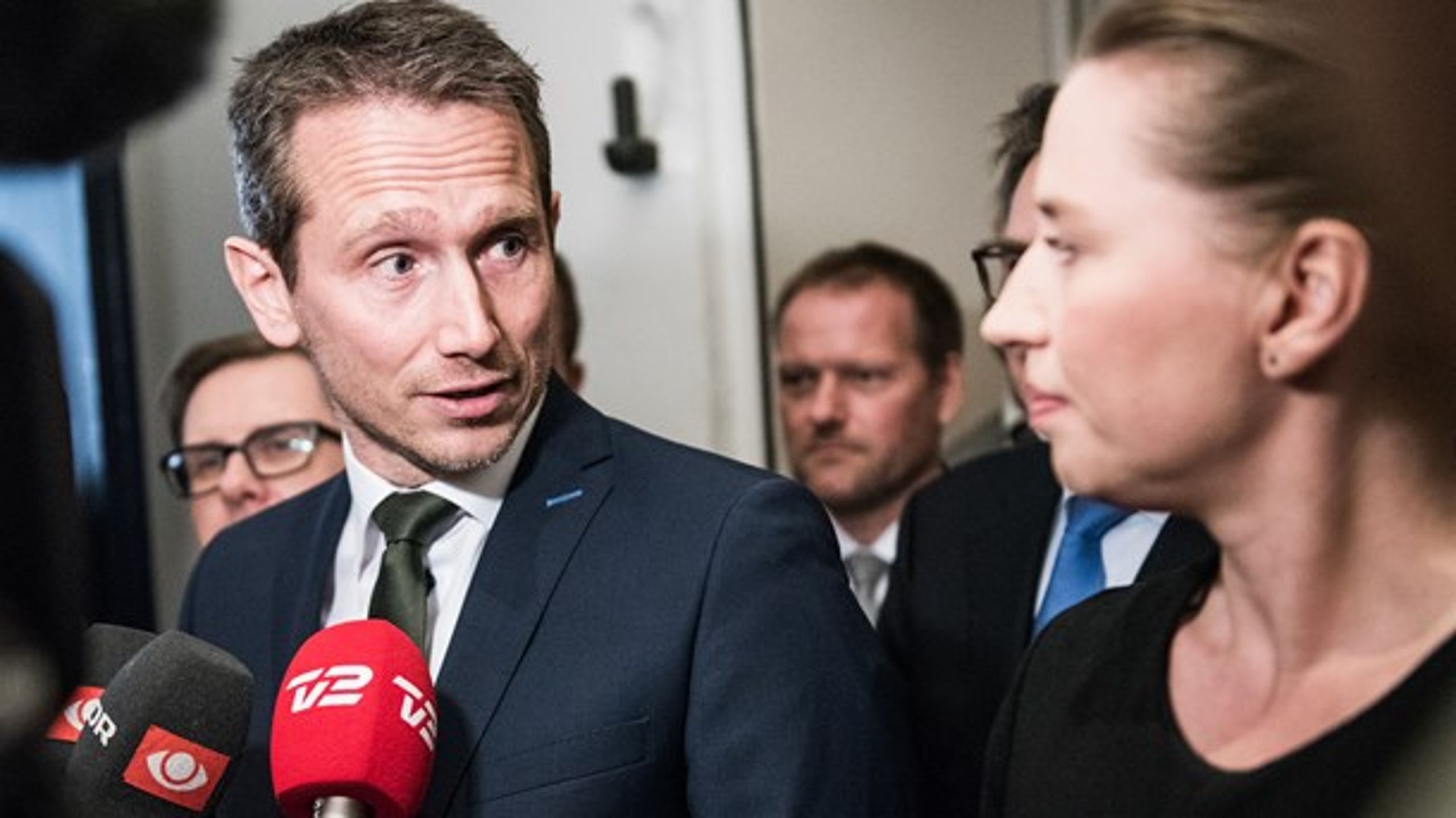 FREDEN ER SLUT: ”Da Kristian Jensen var skatteminister, blev vores skattesystem år for år en skygge af sig selv,” udtalte Mette Frederiksen 1. maj.