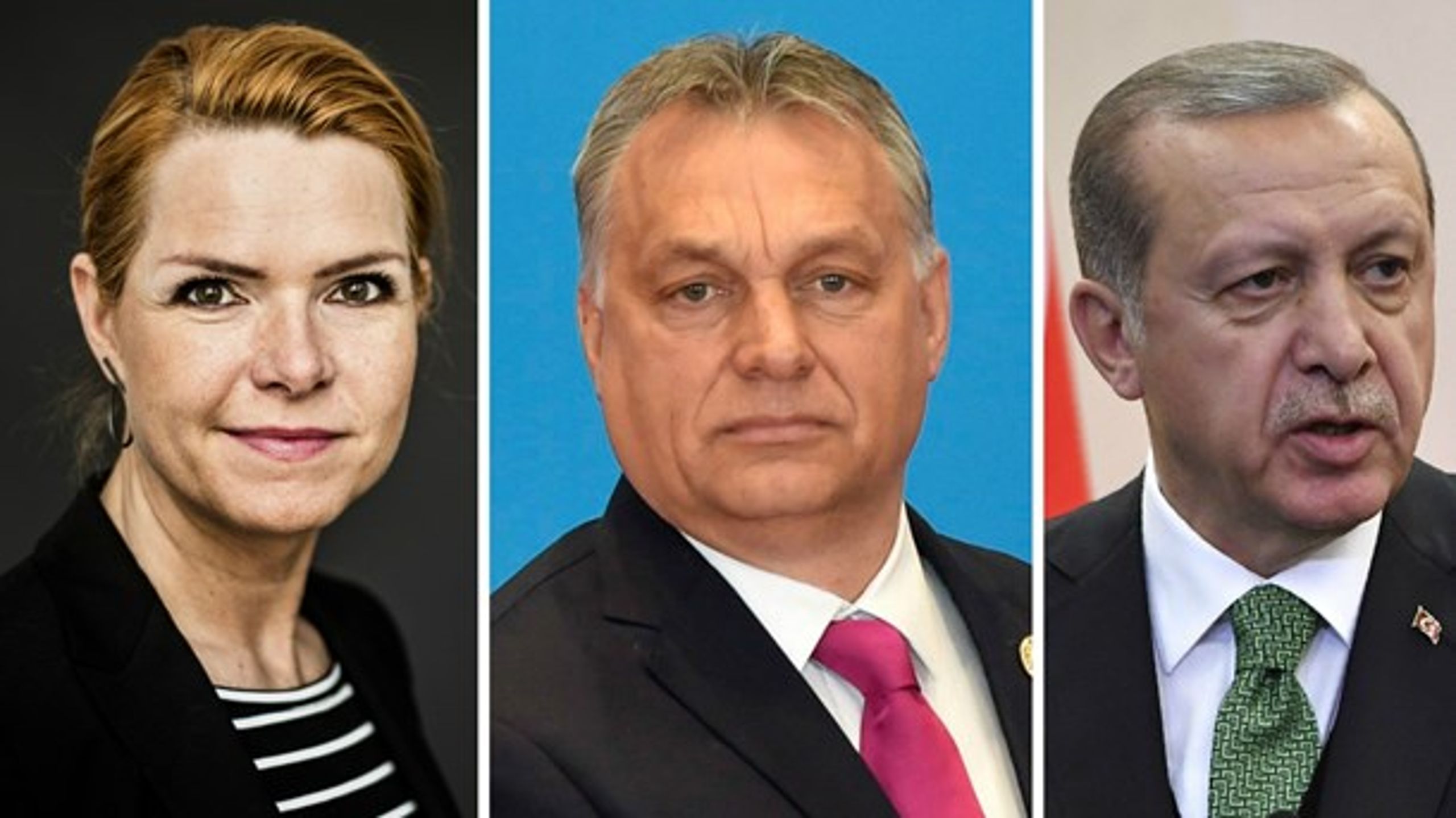 Inger Støjberg, ungarns Viktor Orban og tyrkiets Recep Erdogan, er tre politikere med noget til fælles, skriver Paula Larrain.