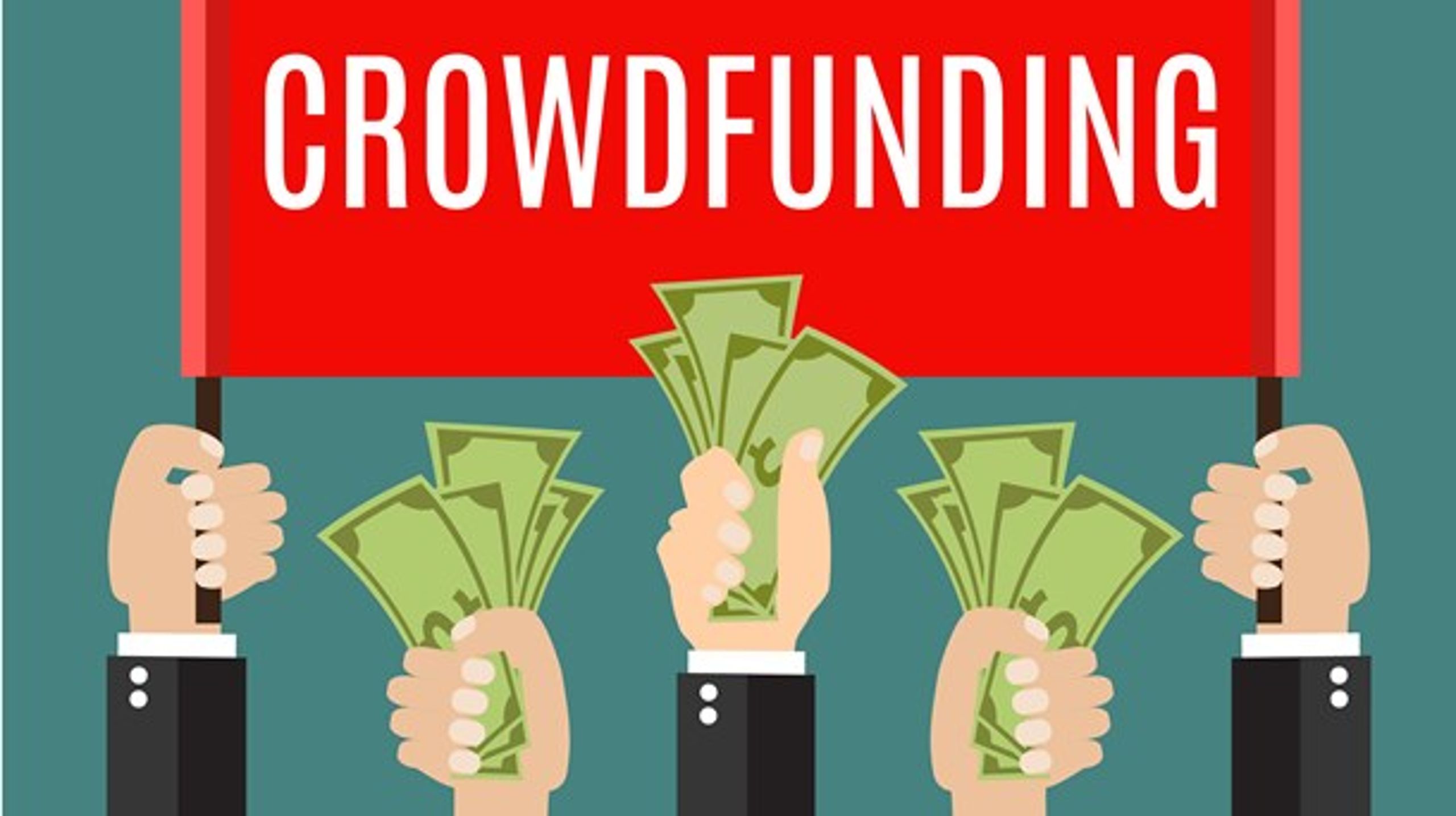 I 2015 blev der rejst&nbsp;34,4 milliarder dollars (ca. 230 mia kr.)&nbsp;via crowdfunding globalt.