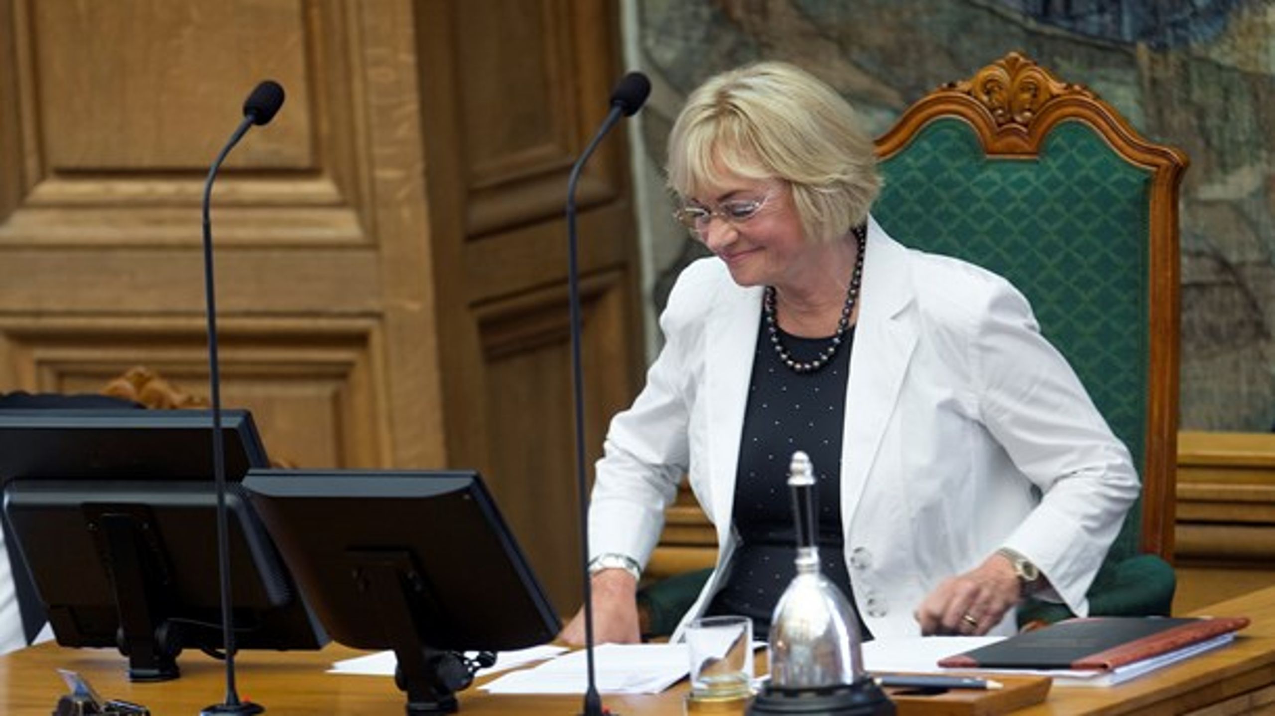 Tre på stribe. Folketingets formand, Pia Kjærsgaard,&nbsp;kunne mandag konstatere, at alle tre forslag om fremtidens energipolitik blev forkastet af flertal i Folketinget.