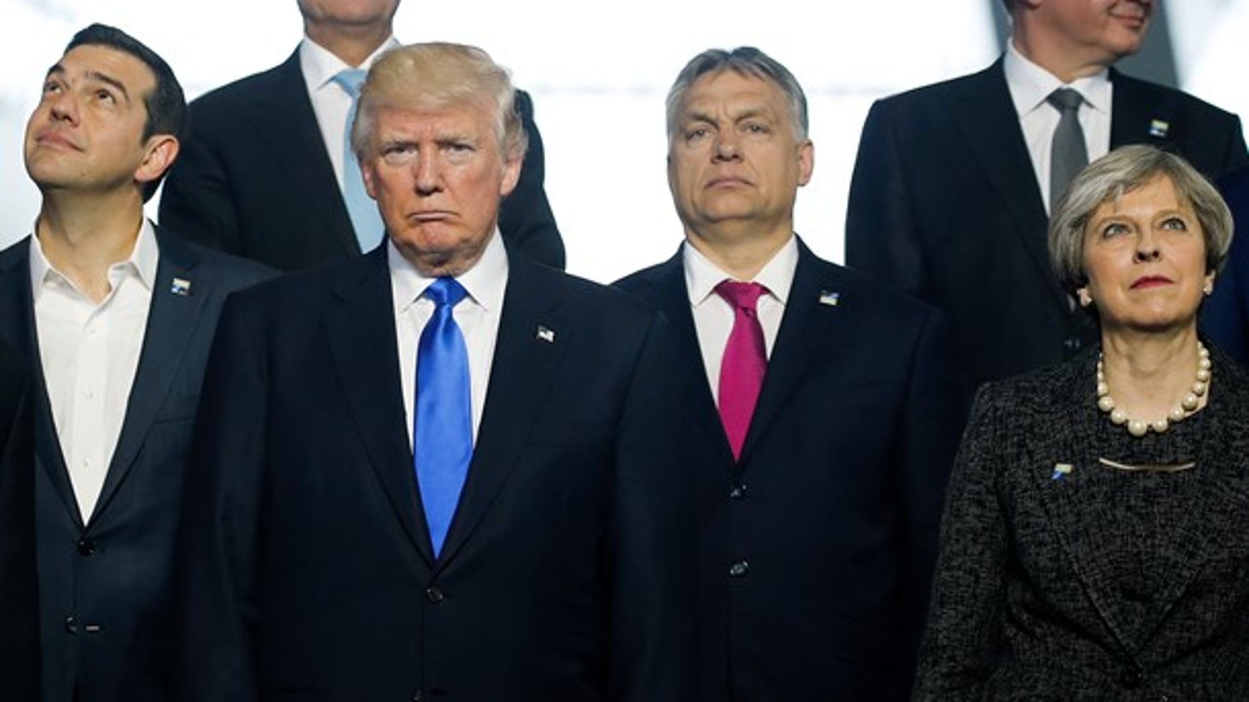 SKØR: Bl.a. under Nato-topmødet var det tydeligt, at Donald Trump er utilregnelig og&nbsp;ude af kontrol, mener David Trads.