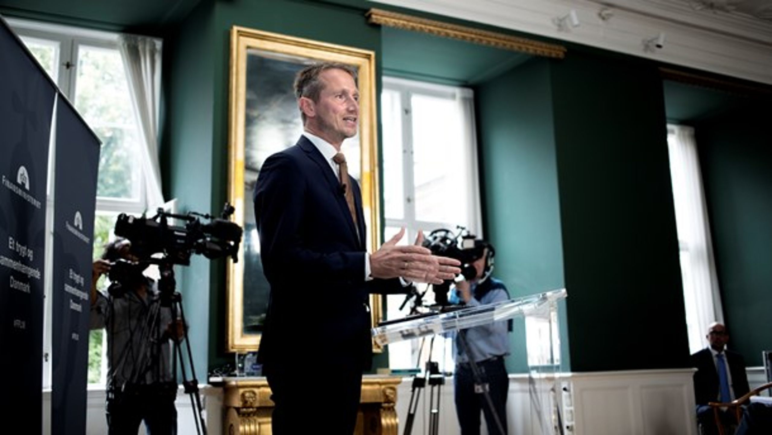 Finansminister Kristian Jensen (V) fremlagde torsdag regeringens udspil til en ny finanslov.&nbsp;