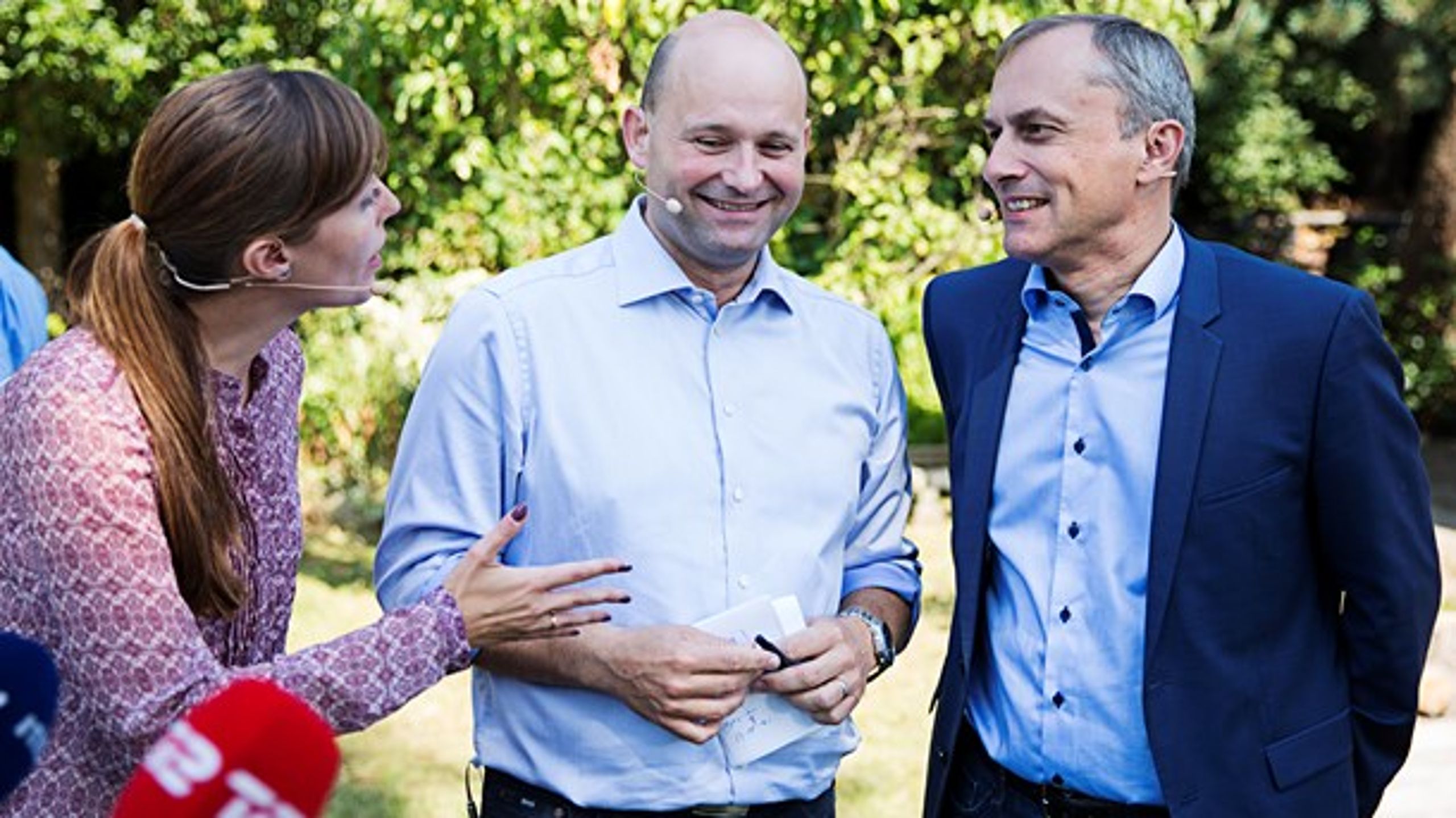 Høje Taastrups borgmester Michael Ziegler (til højre) er et af Det Konservative Folkepartis sikre kort i den kommende kommunalvalgkamp.