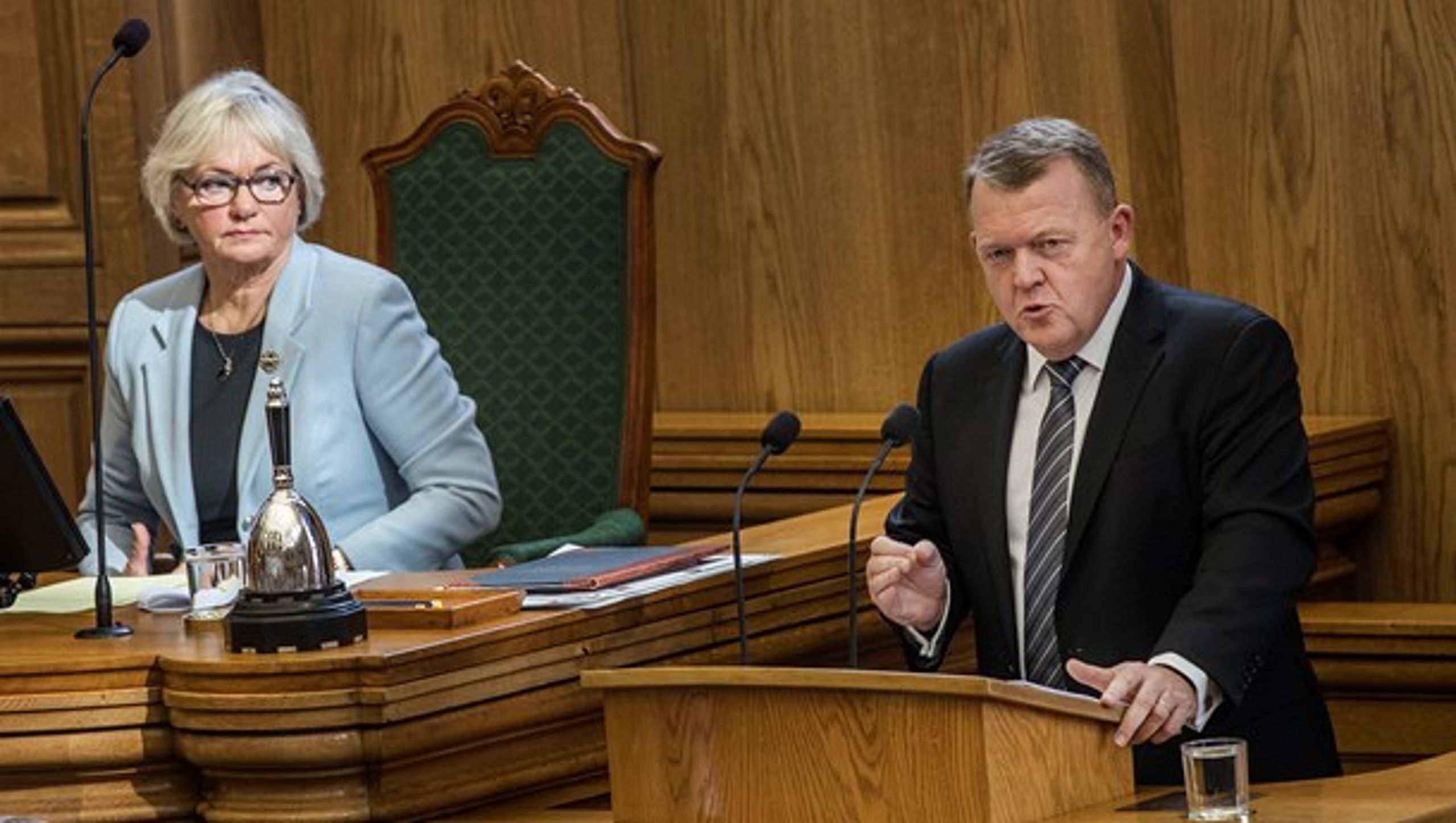 Statsminister Lars Løkke Rasmussen (V) skød tirsdag en ny folketingssæson i gang.