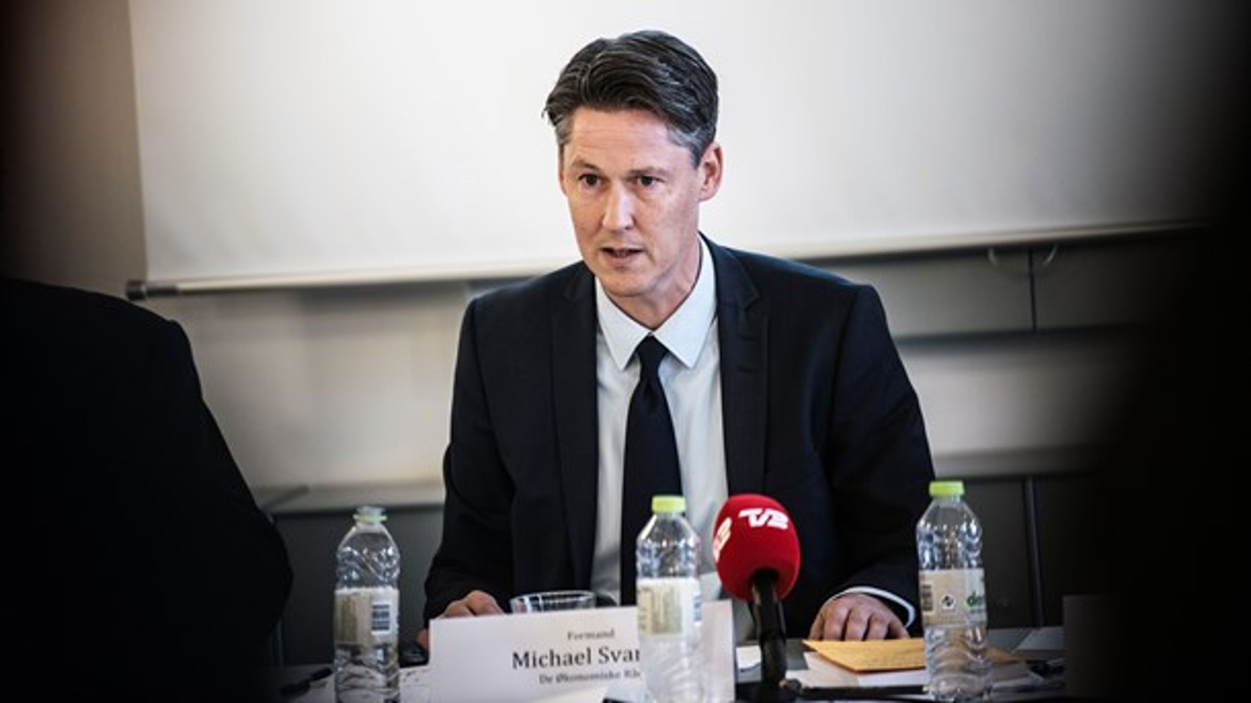 Overvismand Michael Svarer præsenterer i dag Det Økonomiske Råds halvårlige rapport om dansk økonomi.&nbsp;