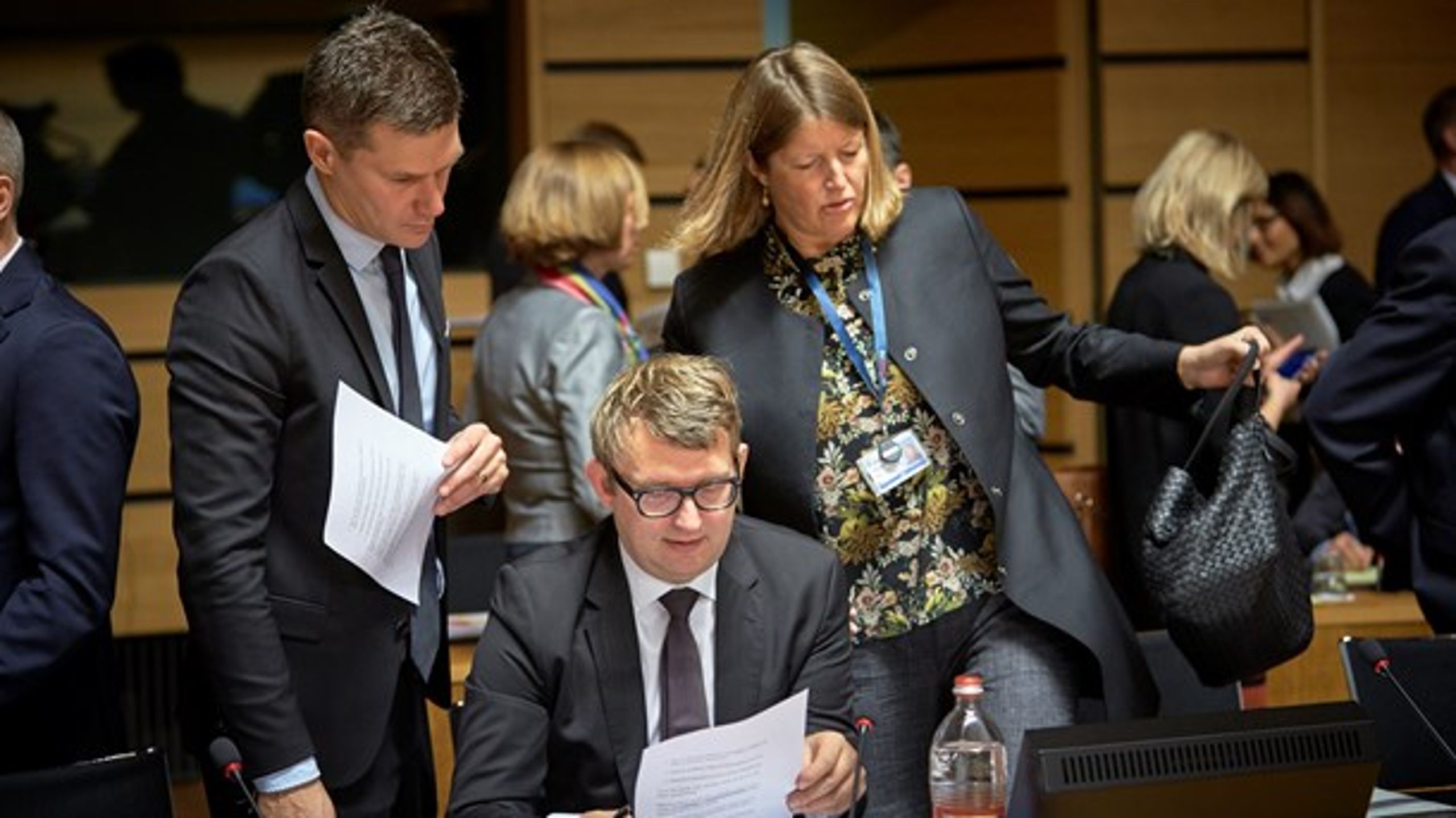 Beskæftigelsesminister Troels Lund Poulsen (V) under de lange forhandlinger om udstationering.