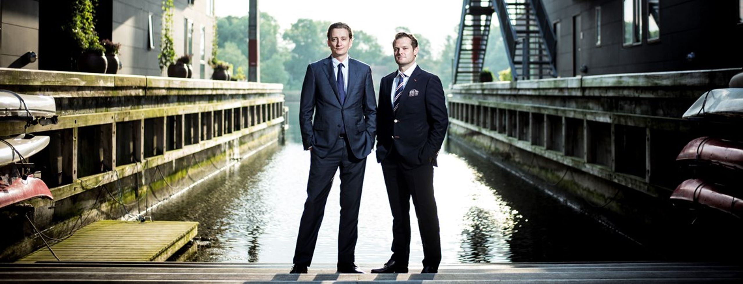 Morten Møller Holst (L) and Stefan Maard aims to find commercial means to fulfill the SDGs.&nbsp;